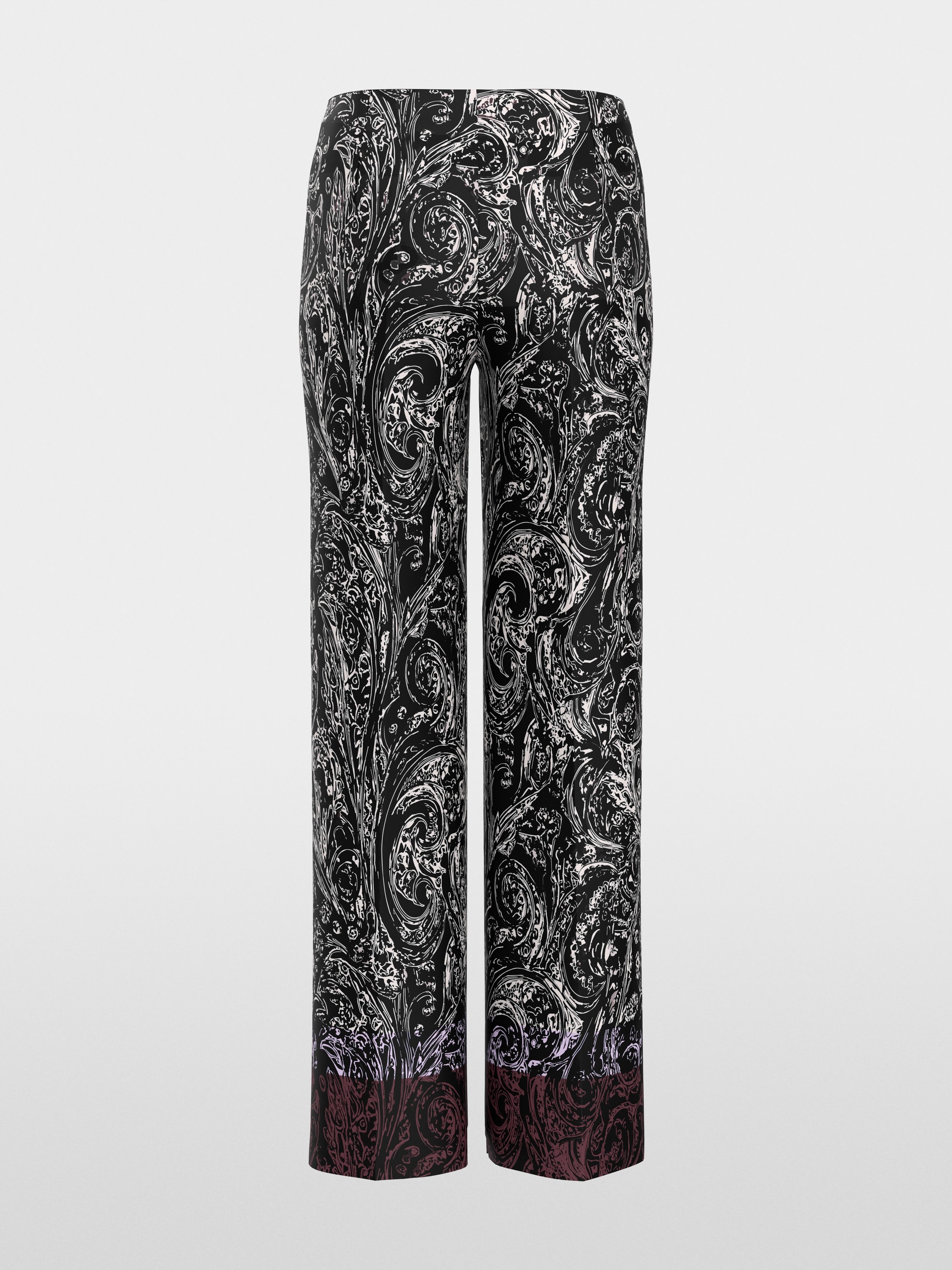 WINDER all-over print wide fit trousers
