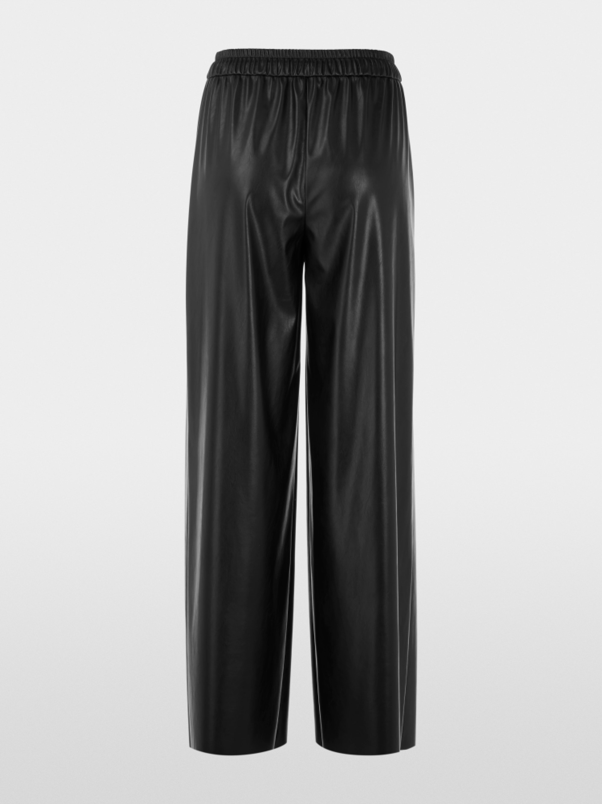 WINNIPEG wide fit faux leather trousers