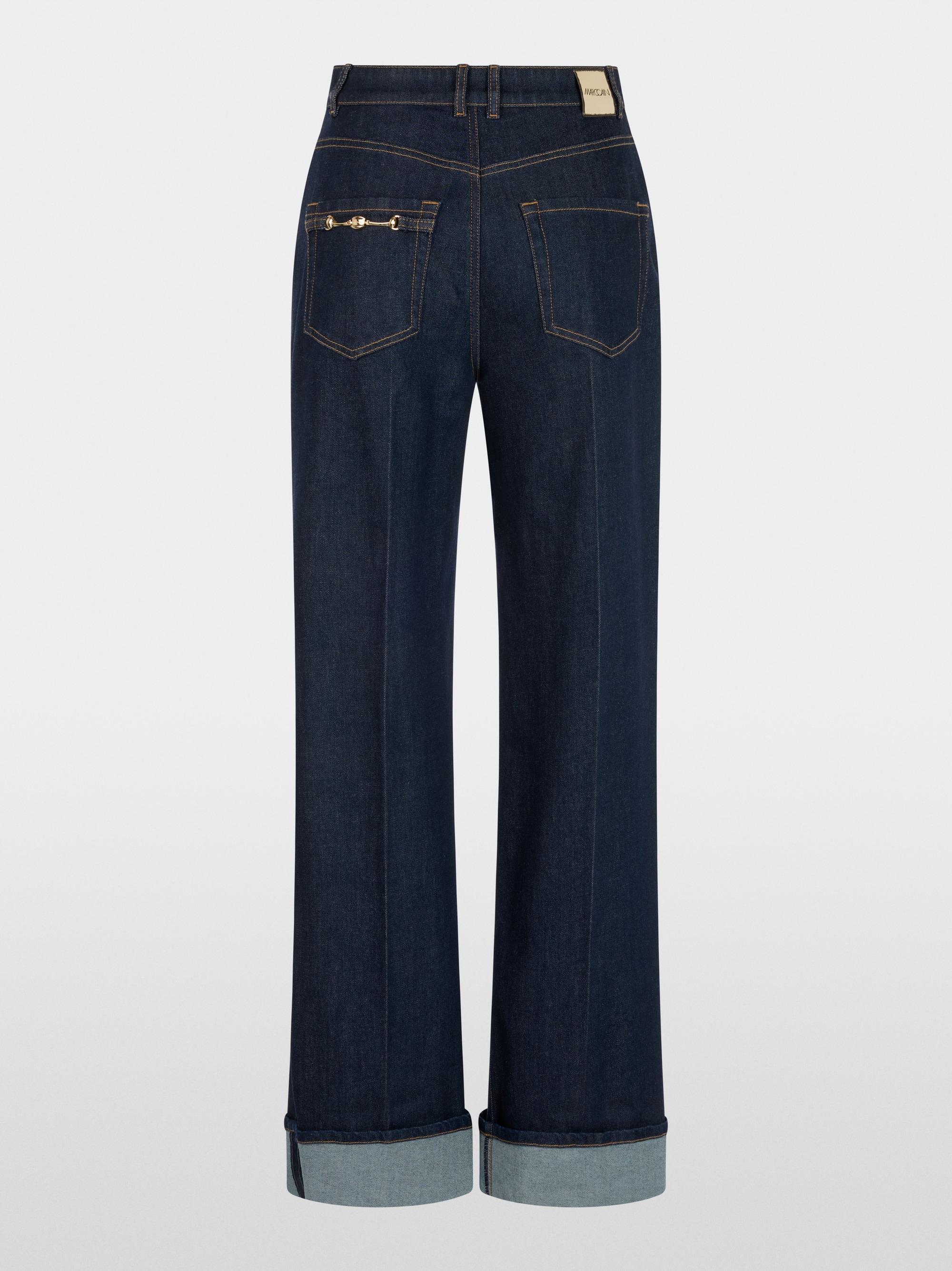 WARRI jeans with contrast stitching