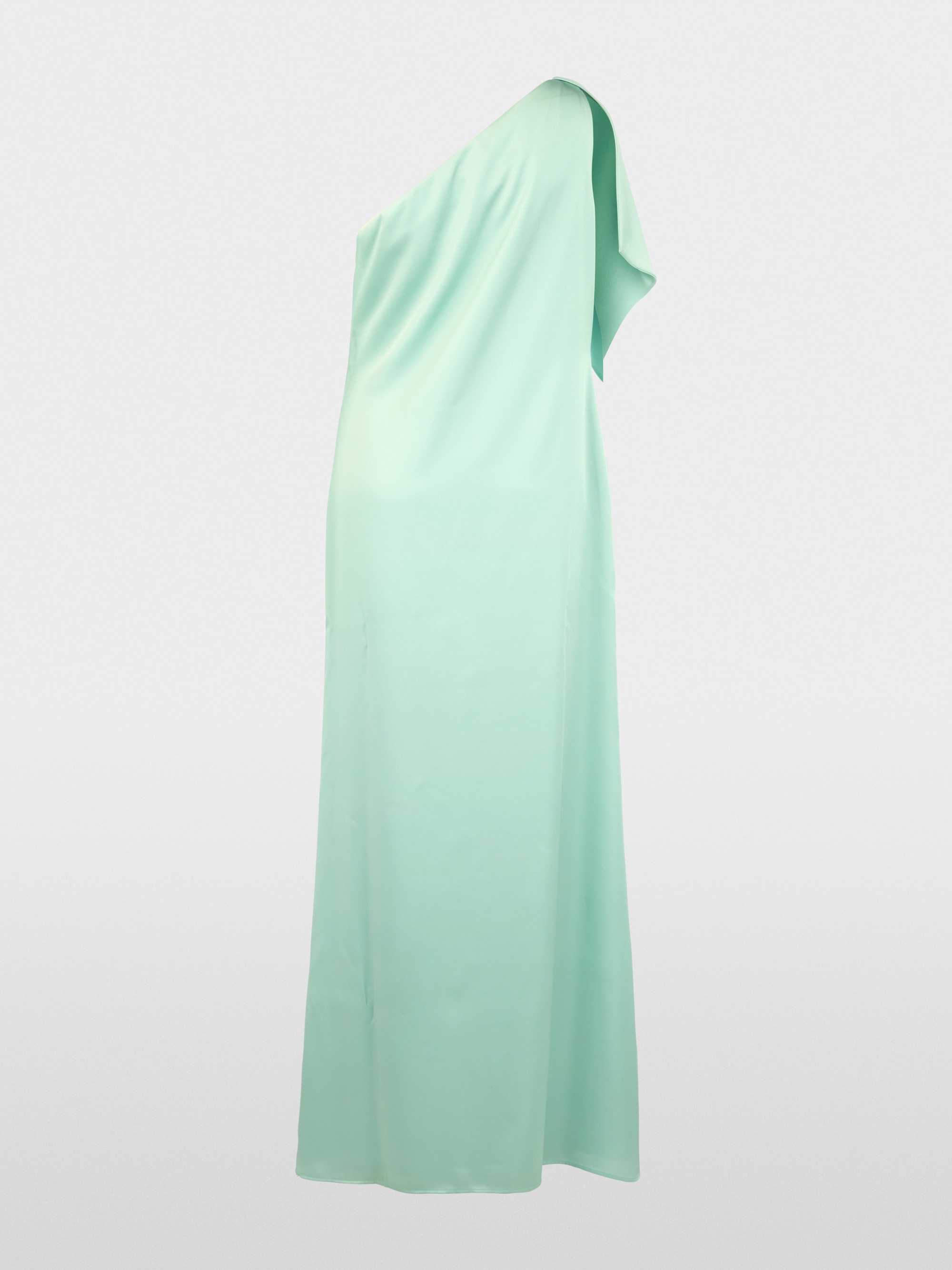 Robe de soirée asymétrique à volants