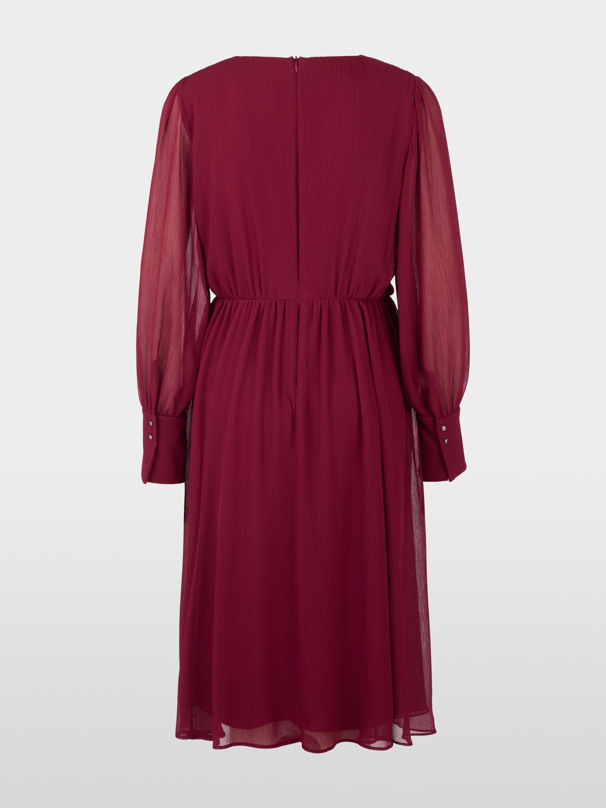 Elegant crêpe midi dress
