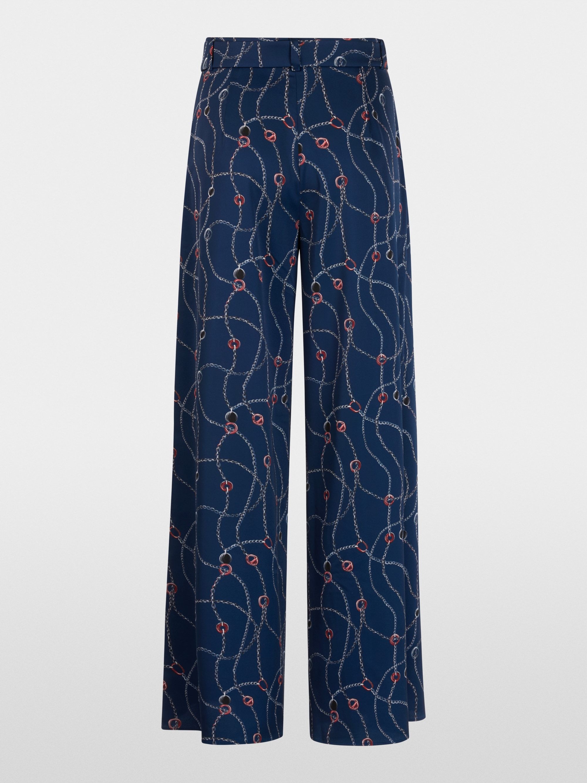 WAUKEE trousers with chain print