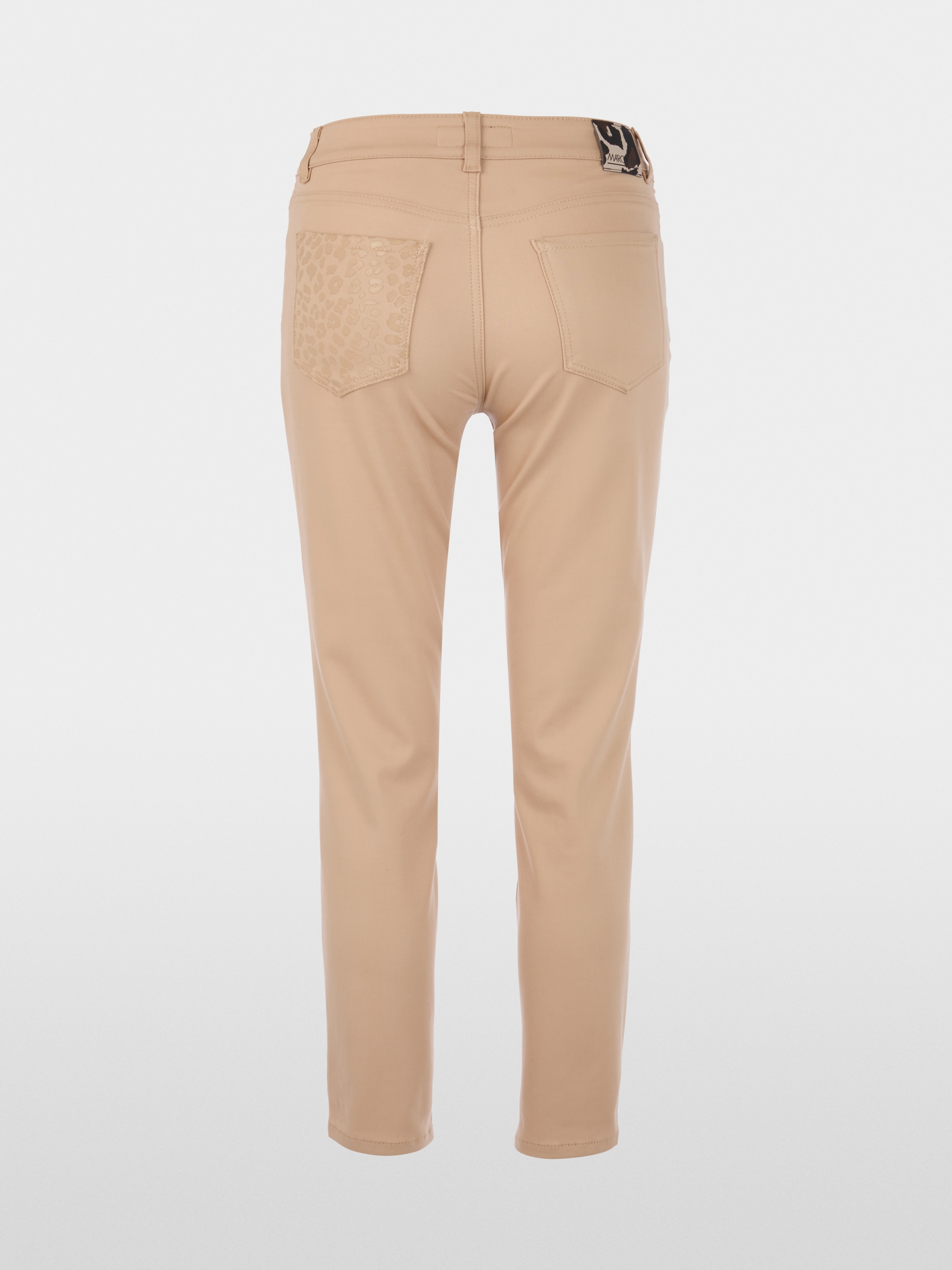 SILEA slim fit cropped-cut trousers