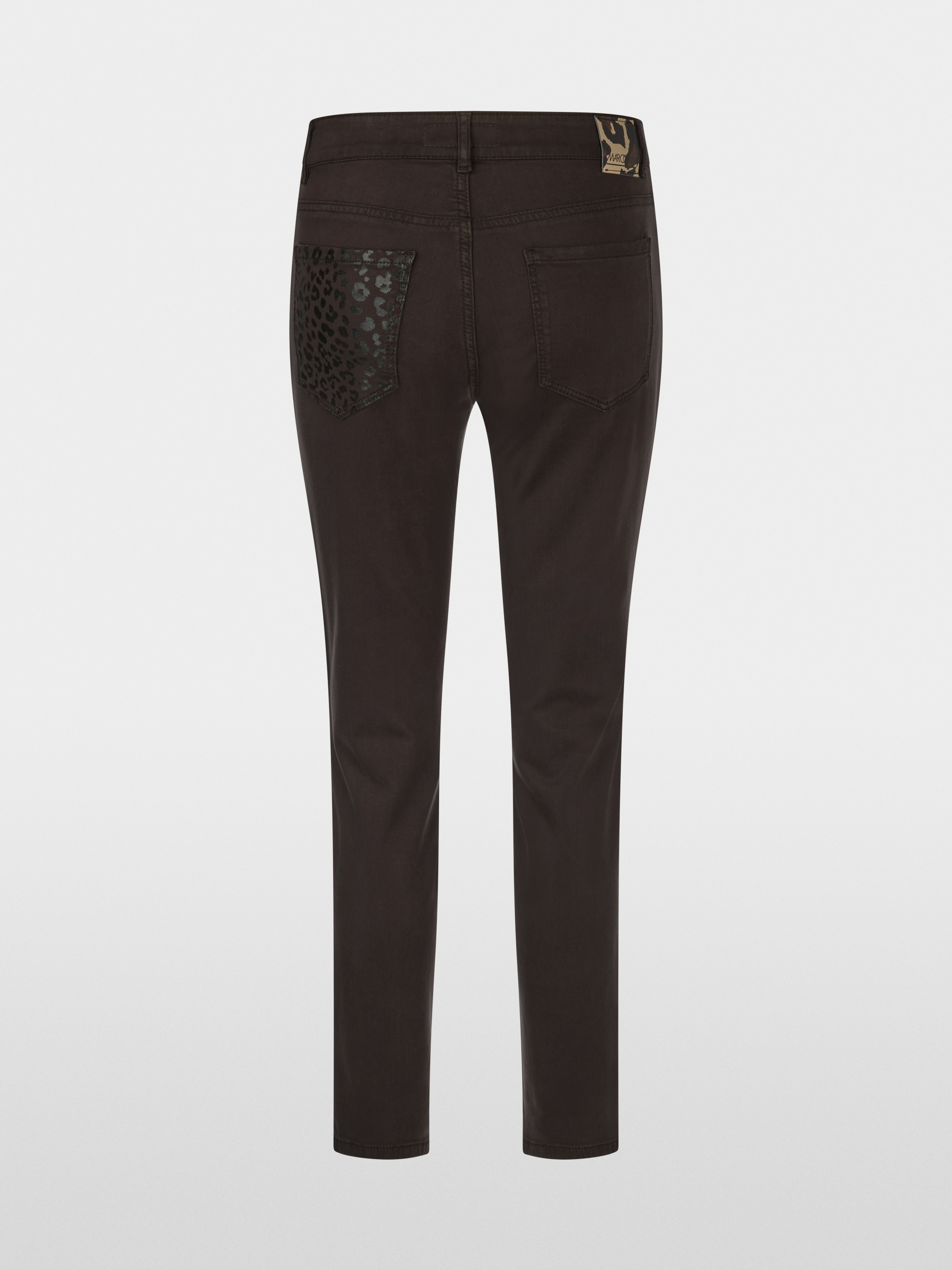 SILEA slim fit cropped-cut trousers