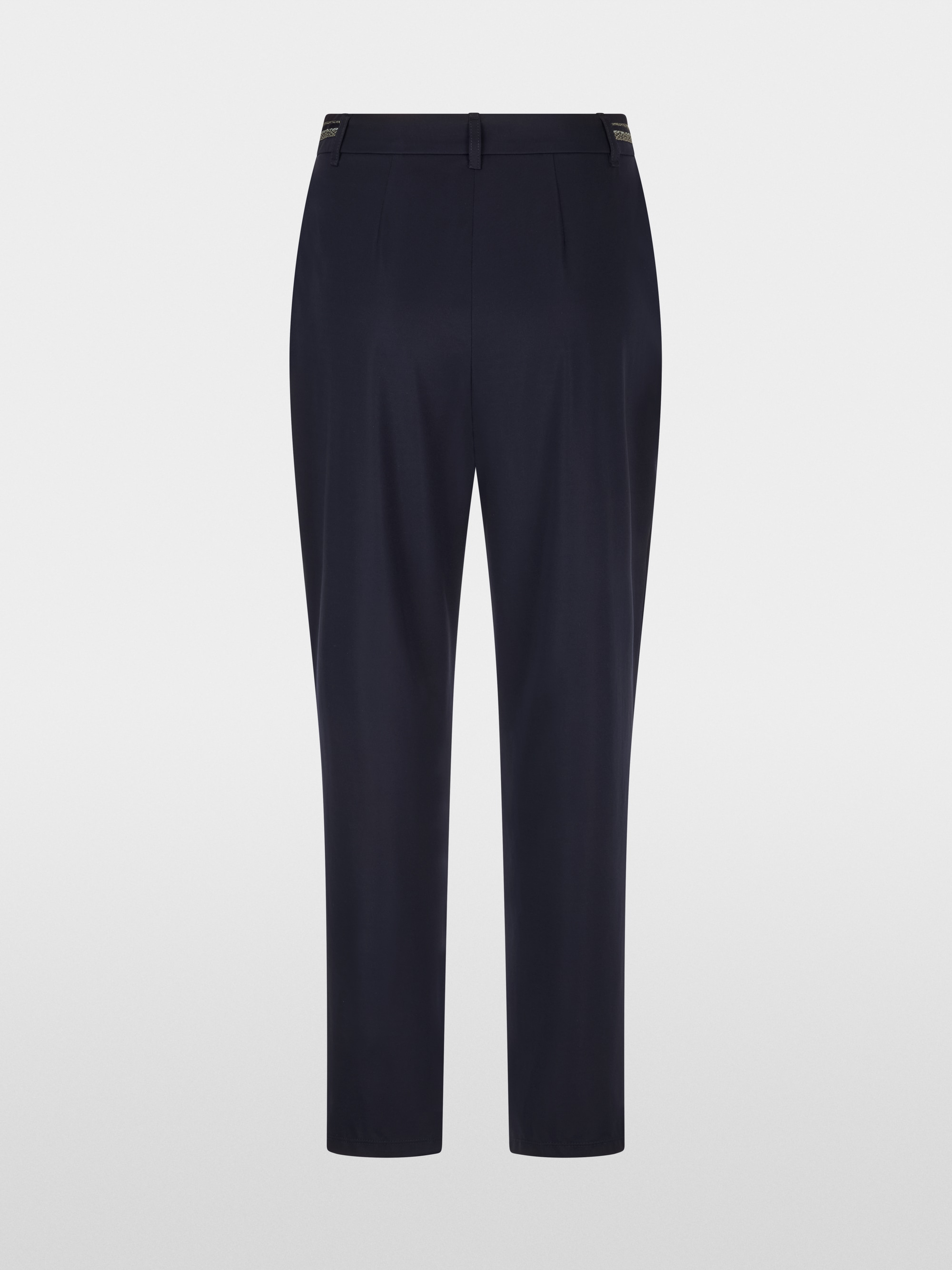 FAQUS feminine fit fabric trousers