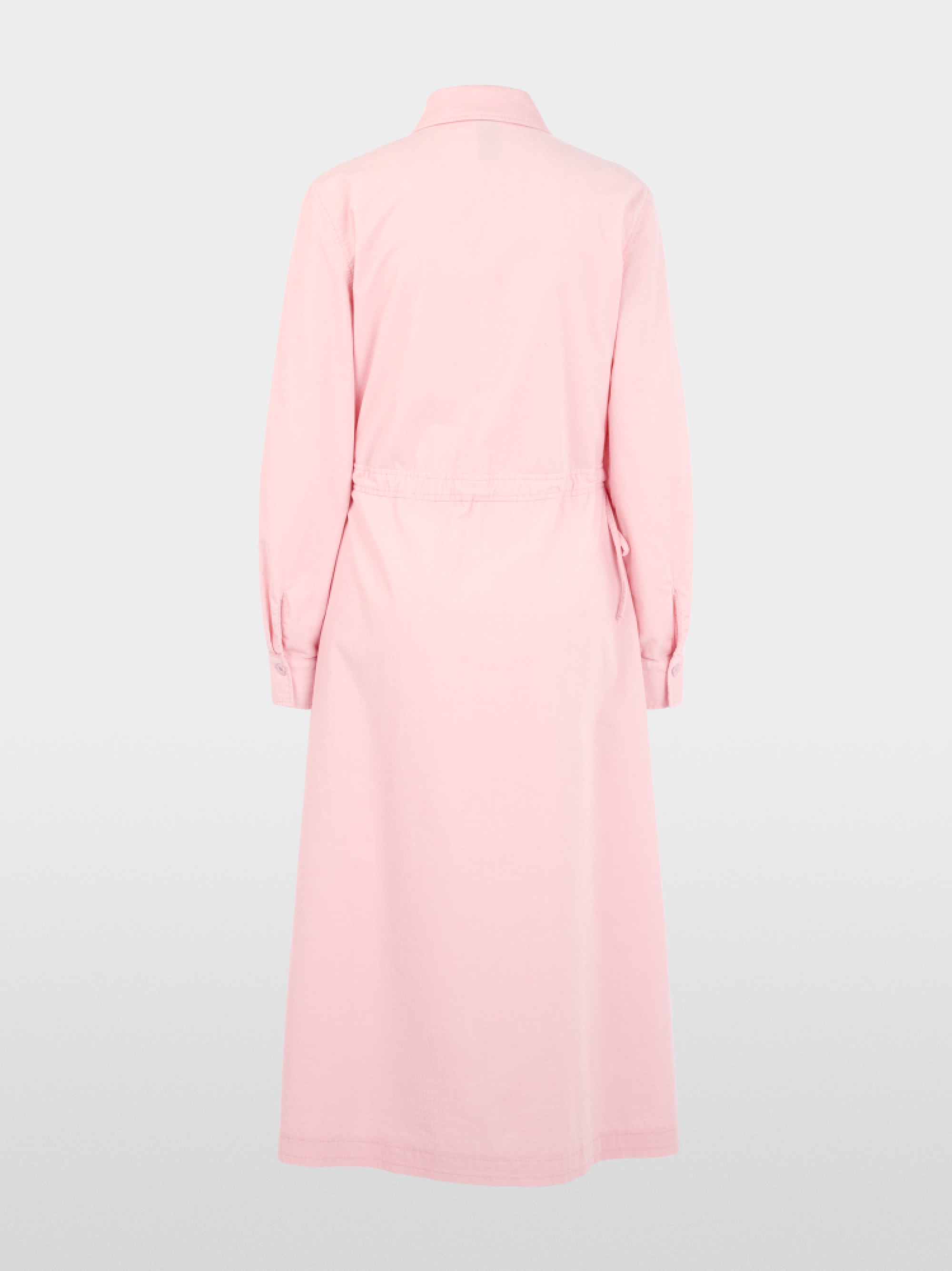 Corduroy dress with drawstring