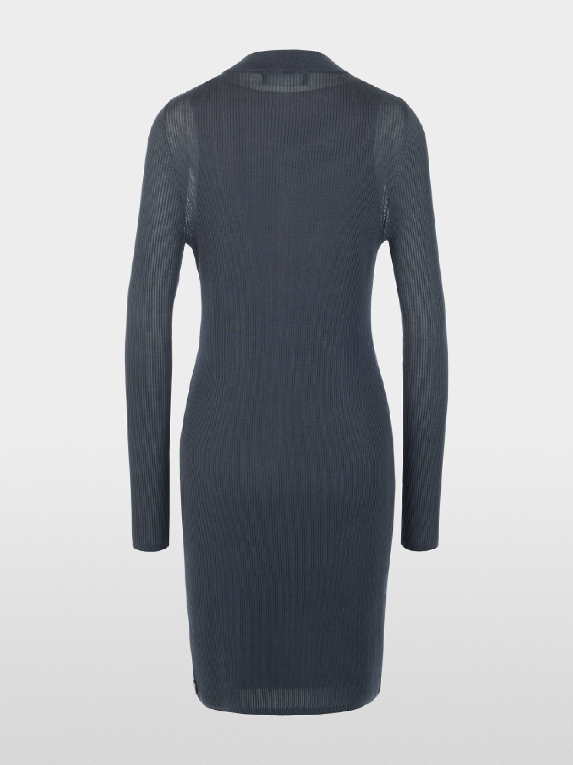 Robe en maille côtelée