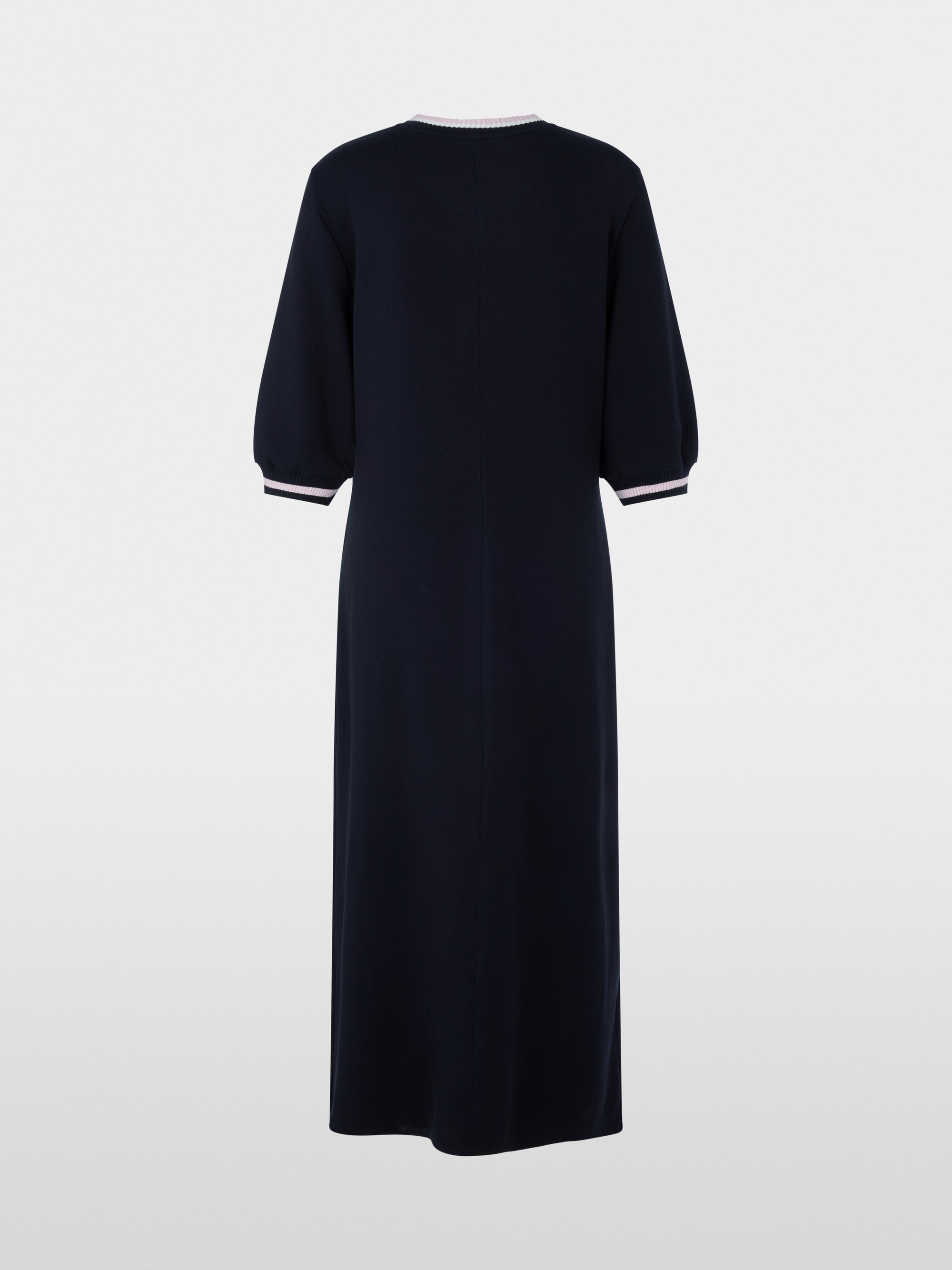 Robe coupe A avec détails côtelés