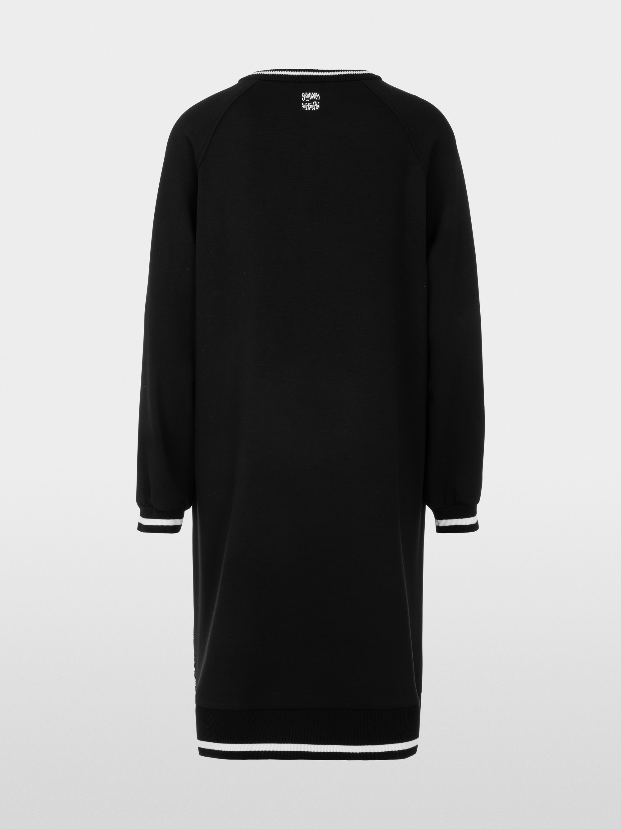 ‘Knitted in Germany’ print dress