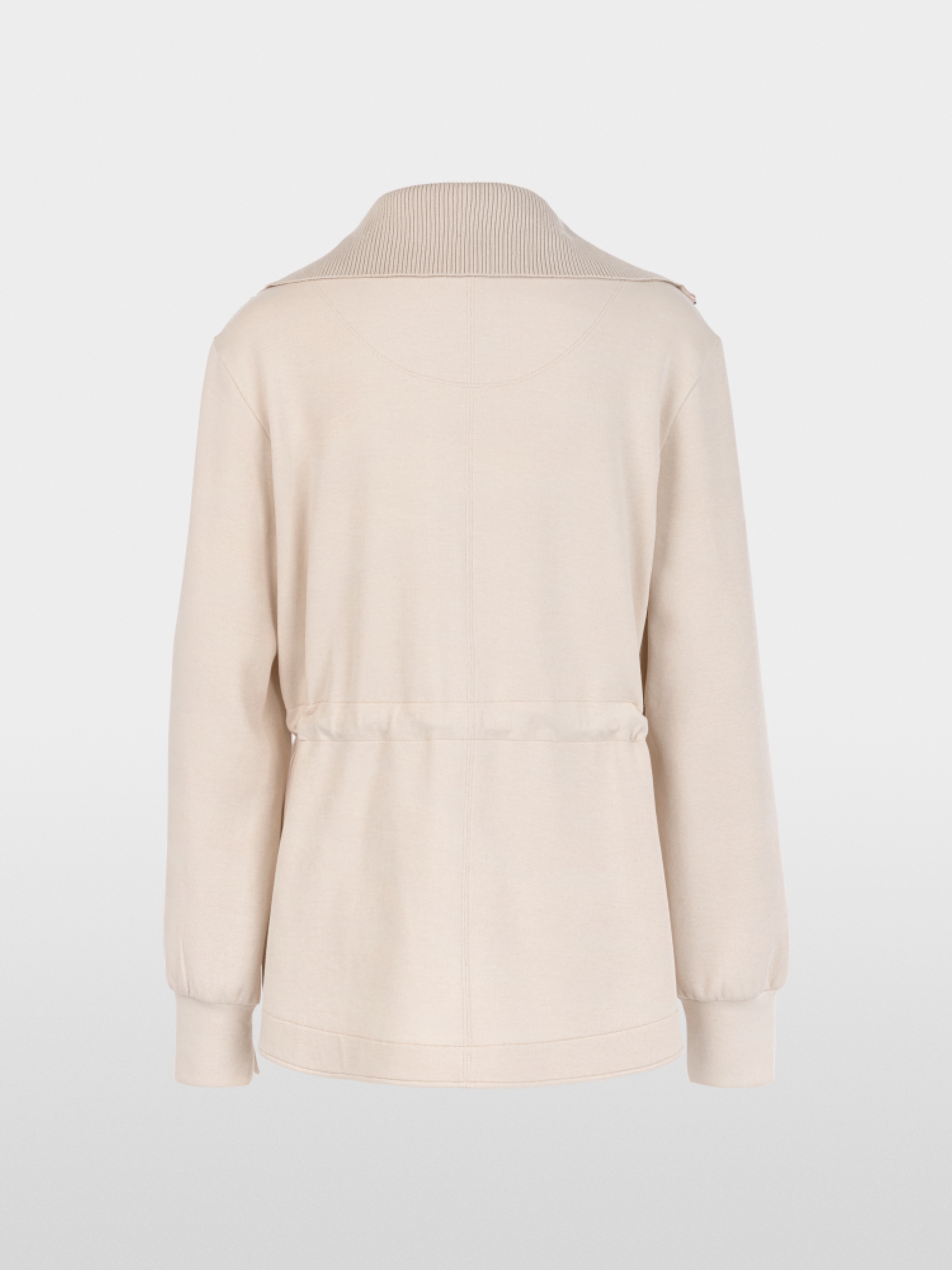 Veste en coton mélangé avec col roulé