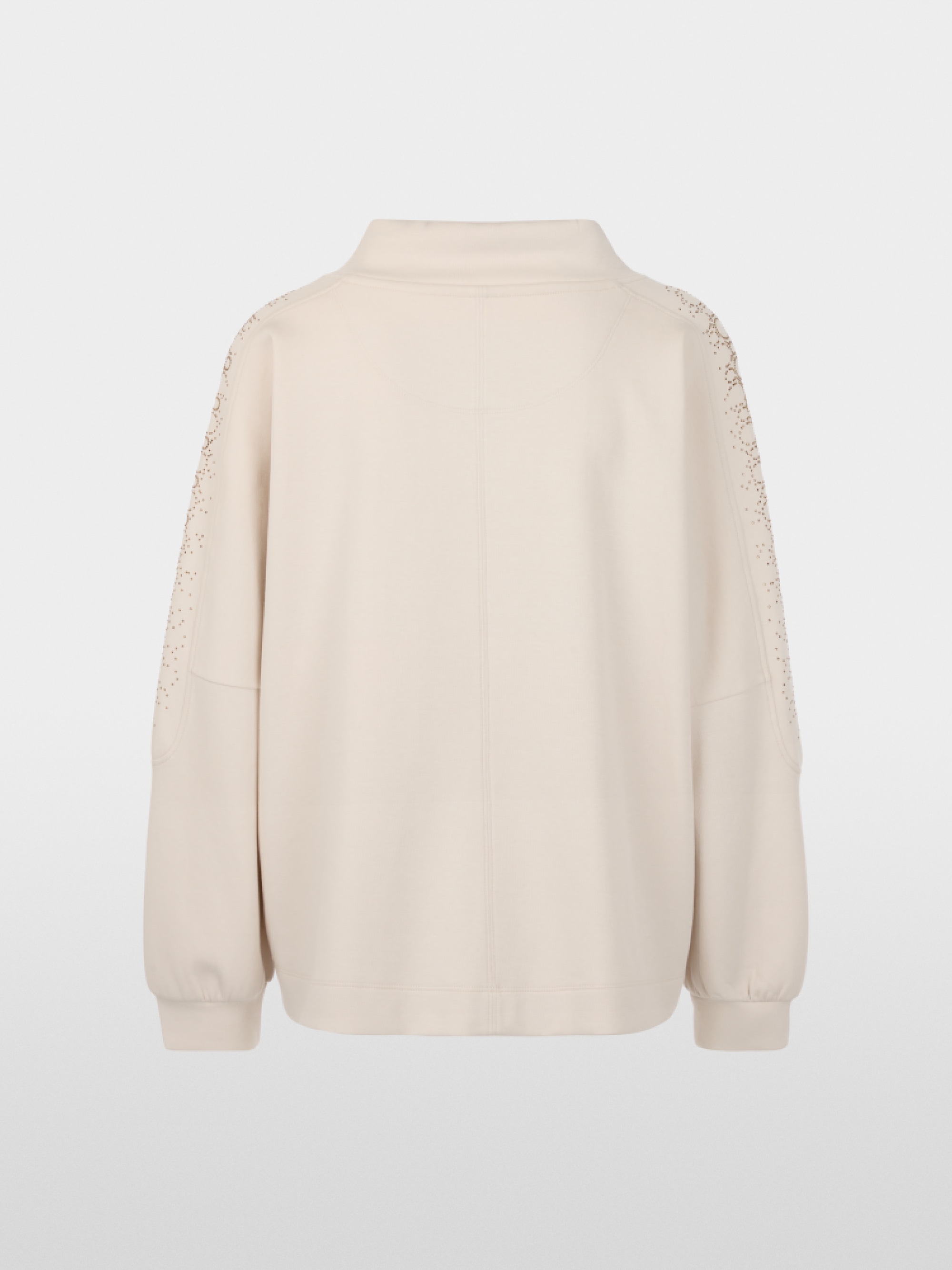 Oversized sweatshirt with hotfix stones