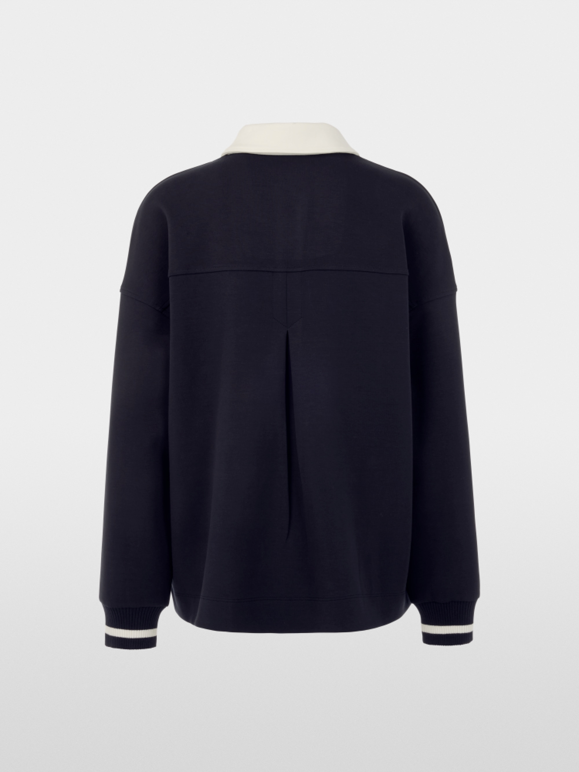Sweat-shirt à col polo