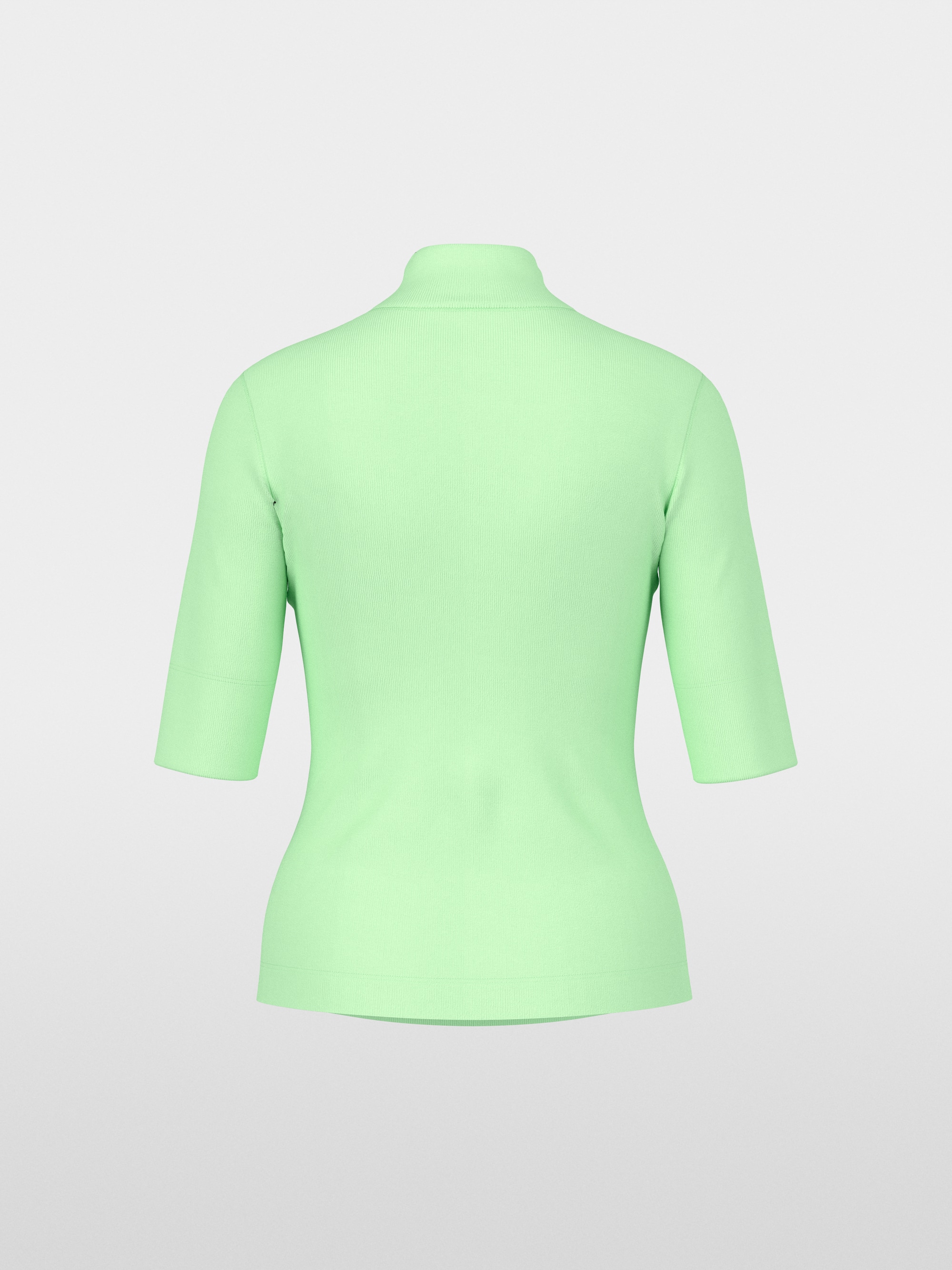 Basic shirt with stand-up collar