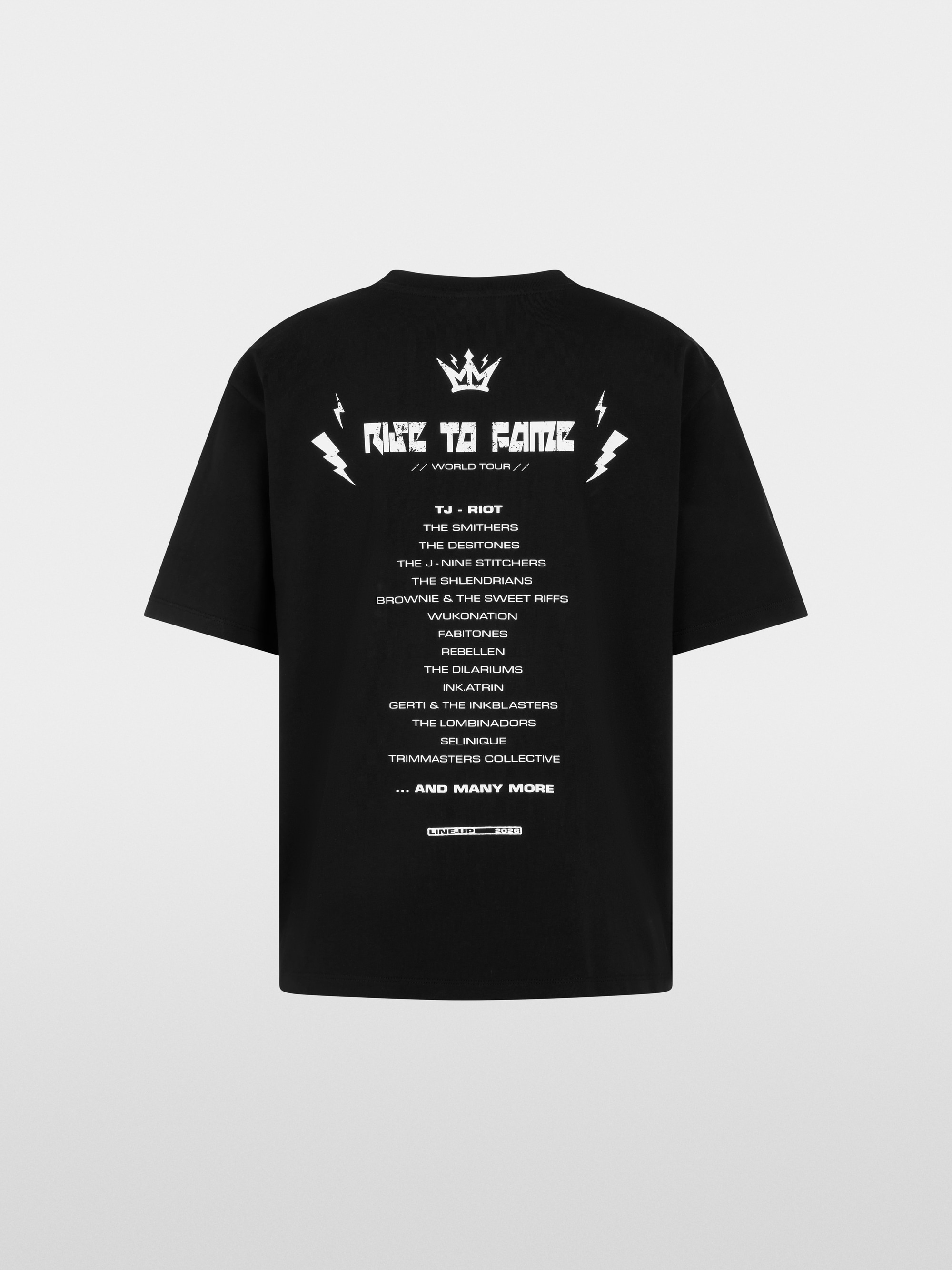 Cotton T-shirt with festival print