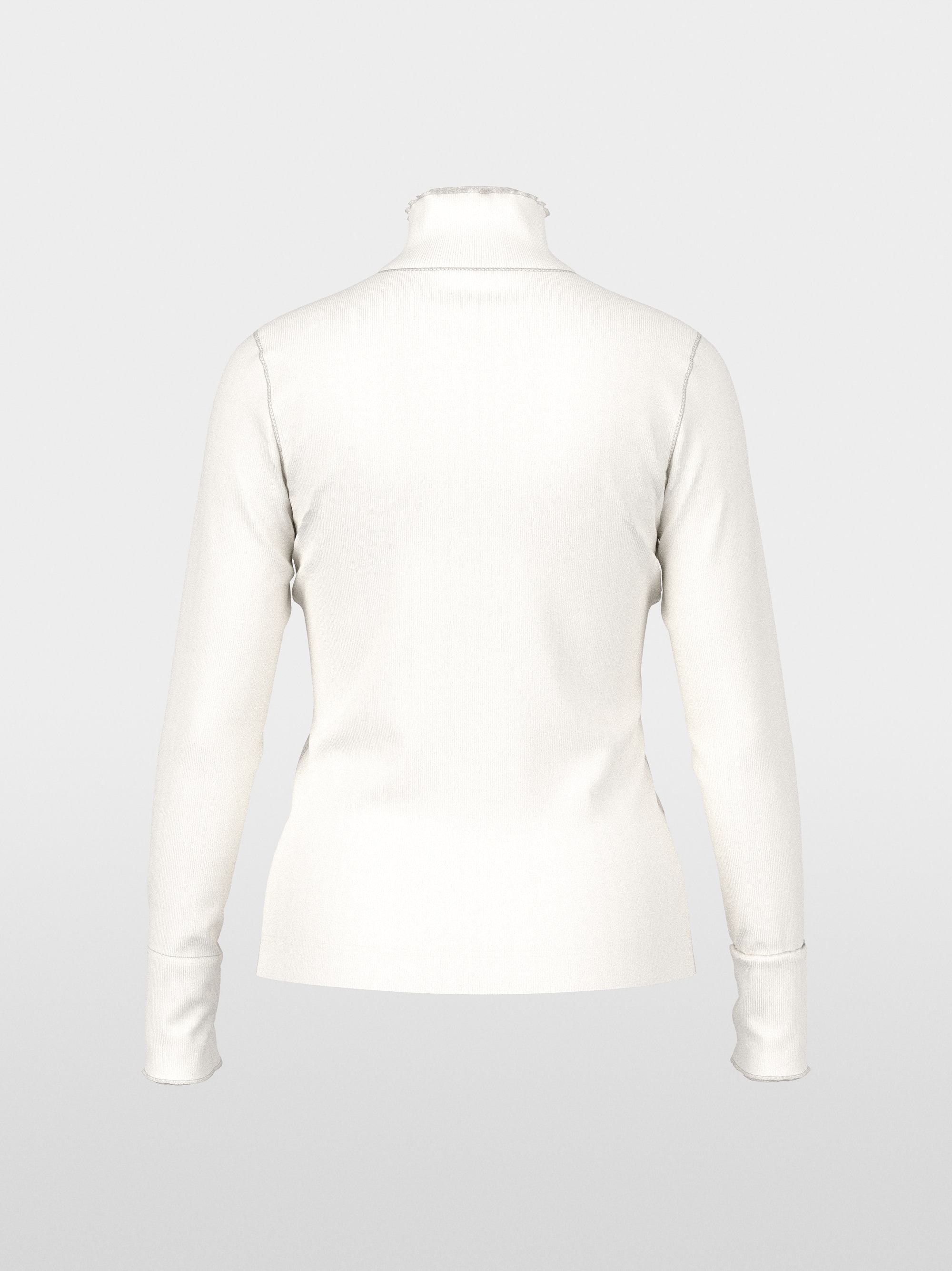 Fitted turtleneck shirt