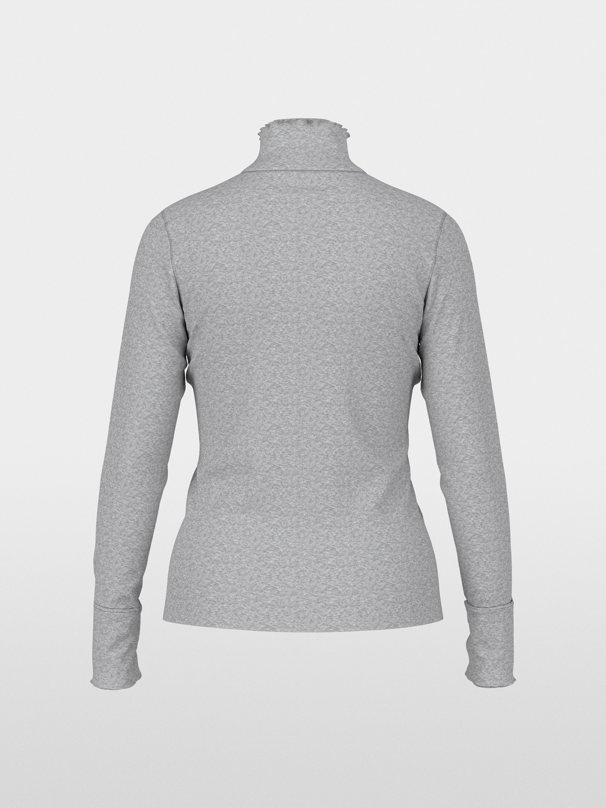 Fitted turtleneck shirt