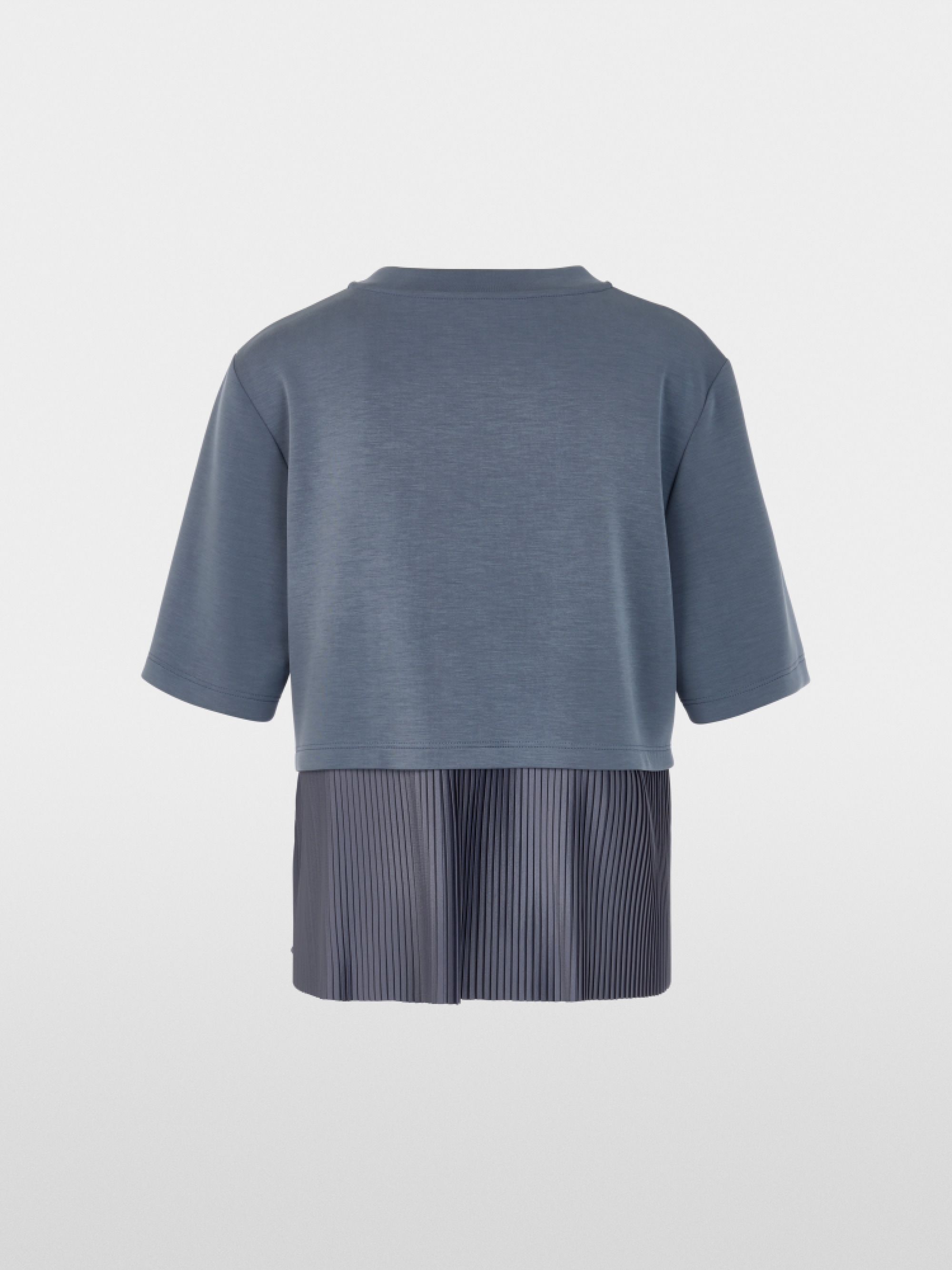 T-shirt with pleated details