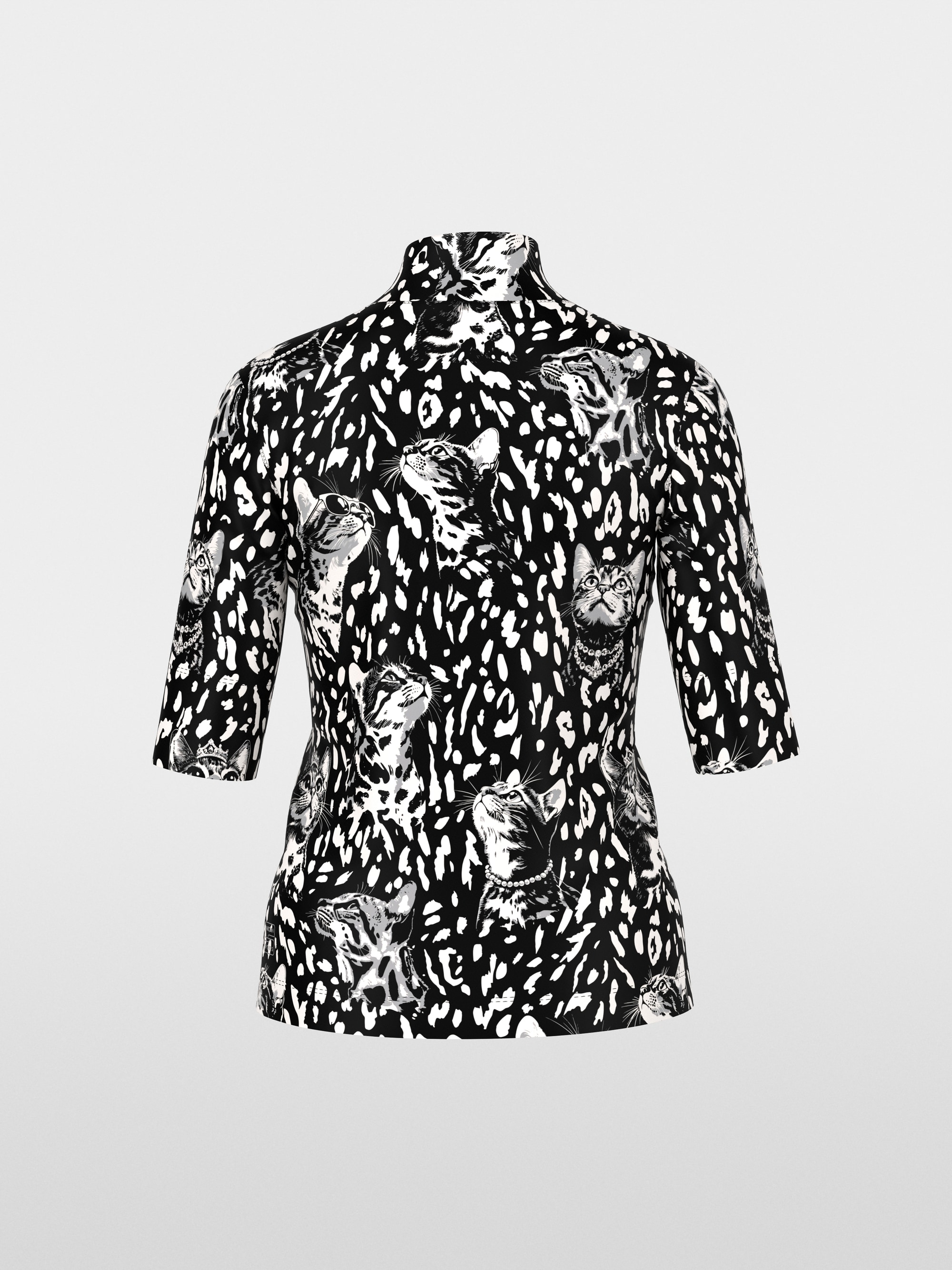 Printed cotton shirt