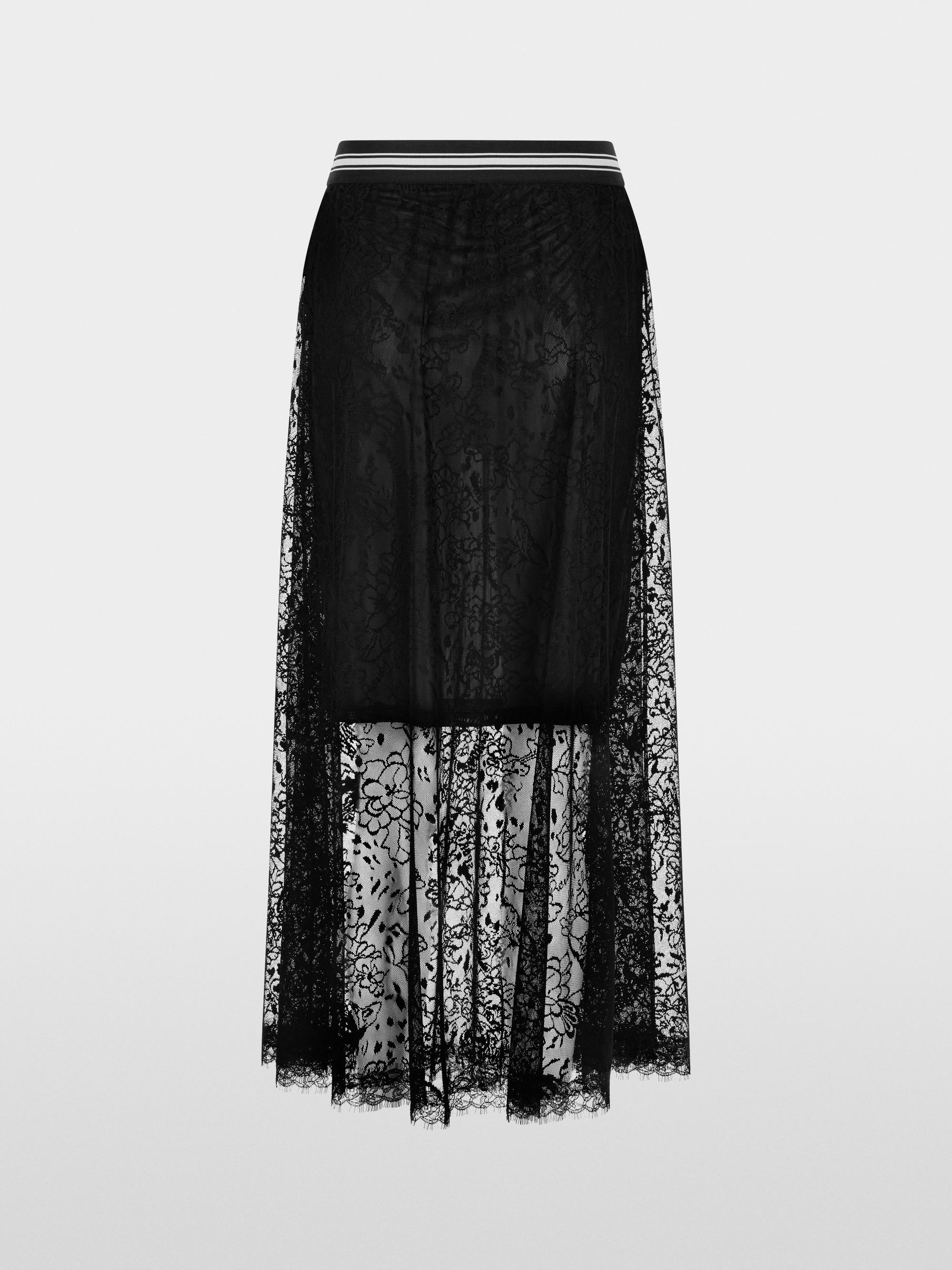 Lace midi skirt