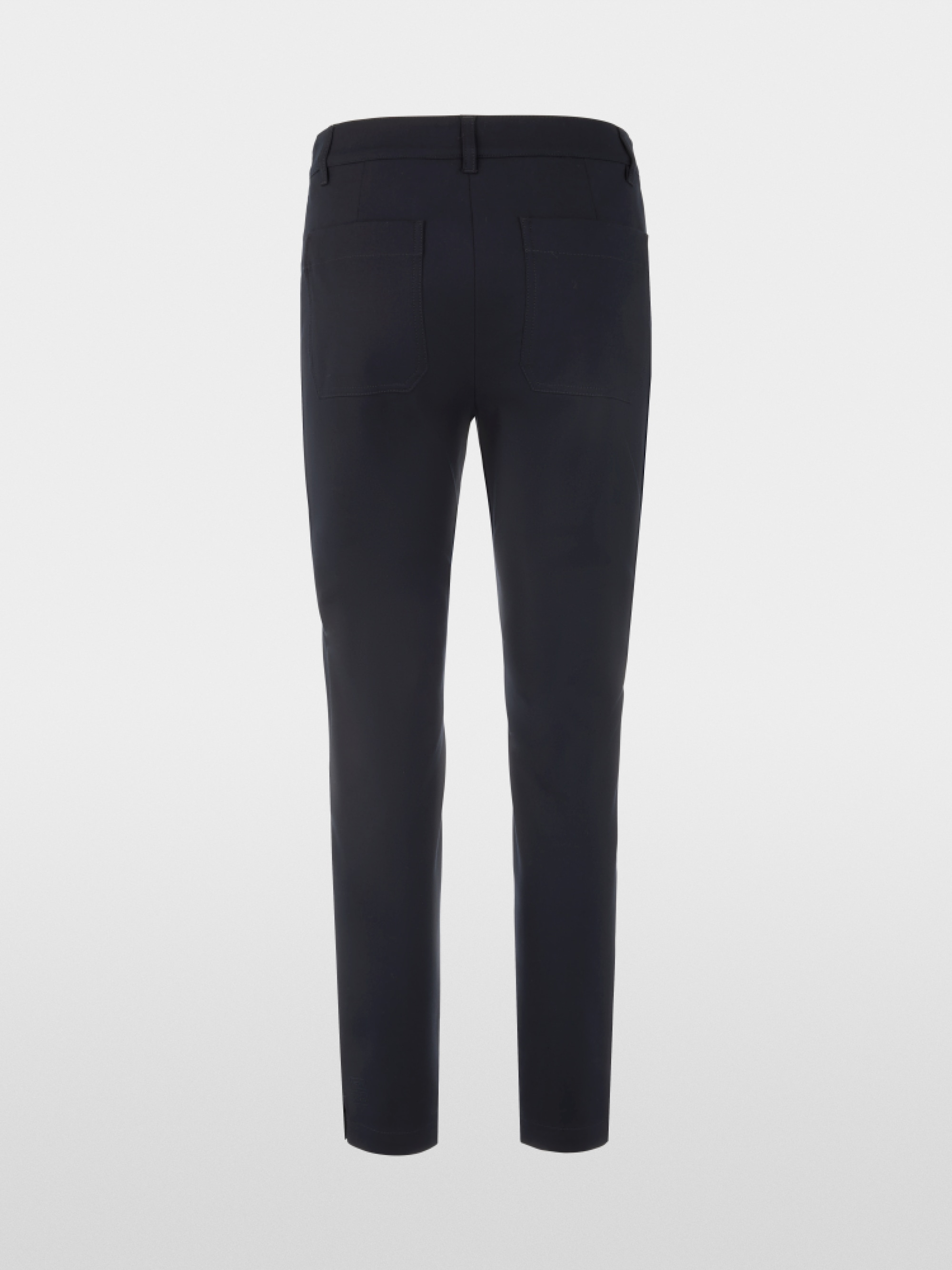 SILEA slim fit fabric trousers