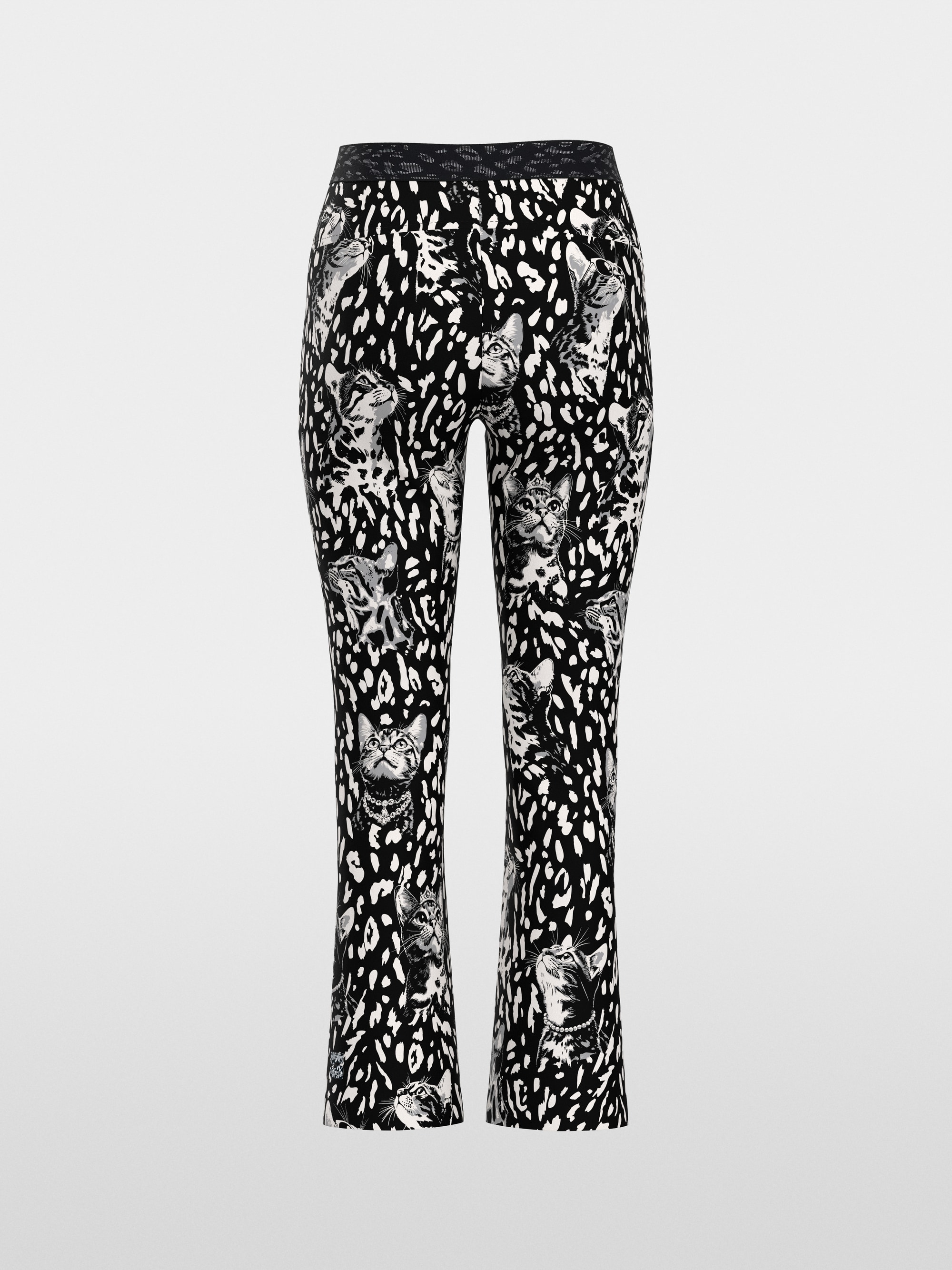 FREDERICA pull-on trousers with print
