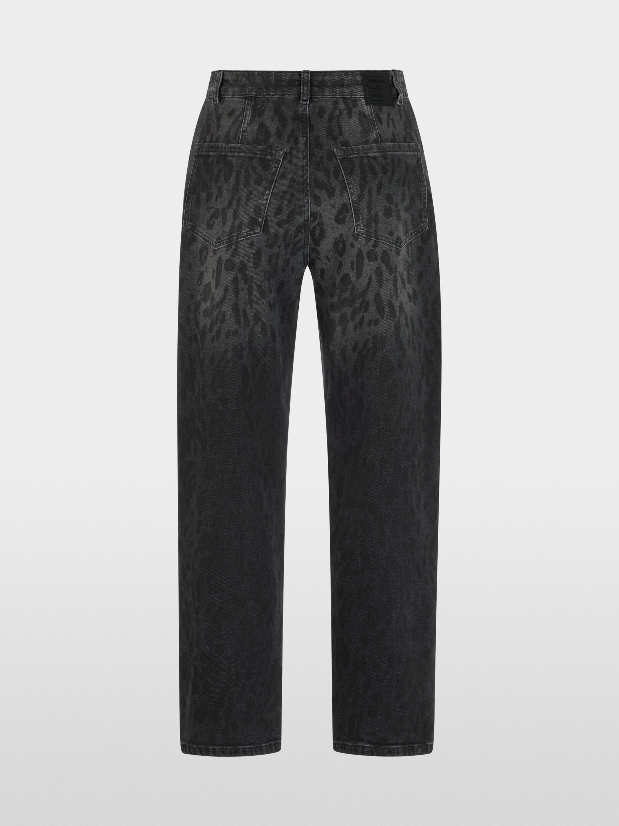 RUMA jeans with leopard print