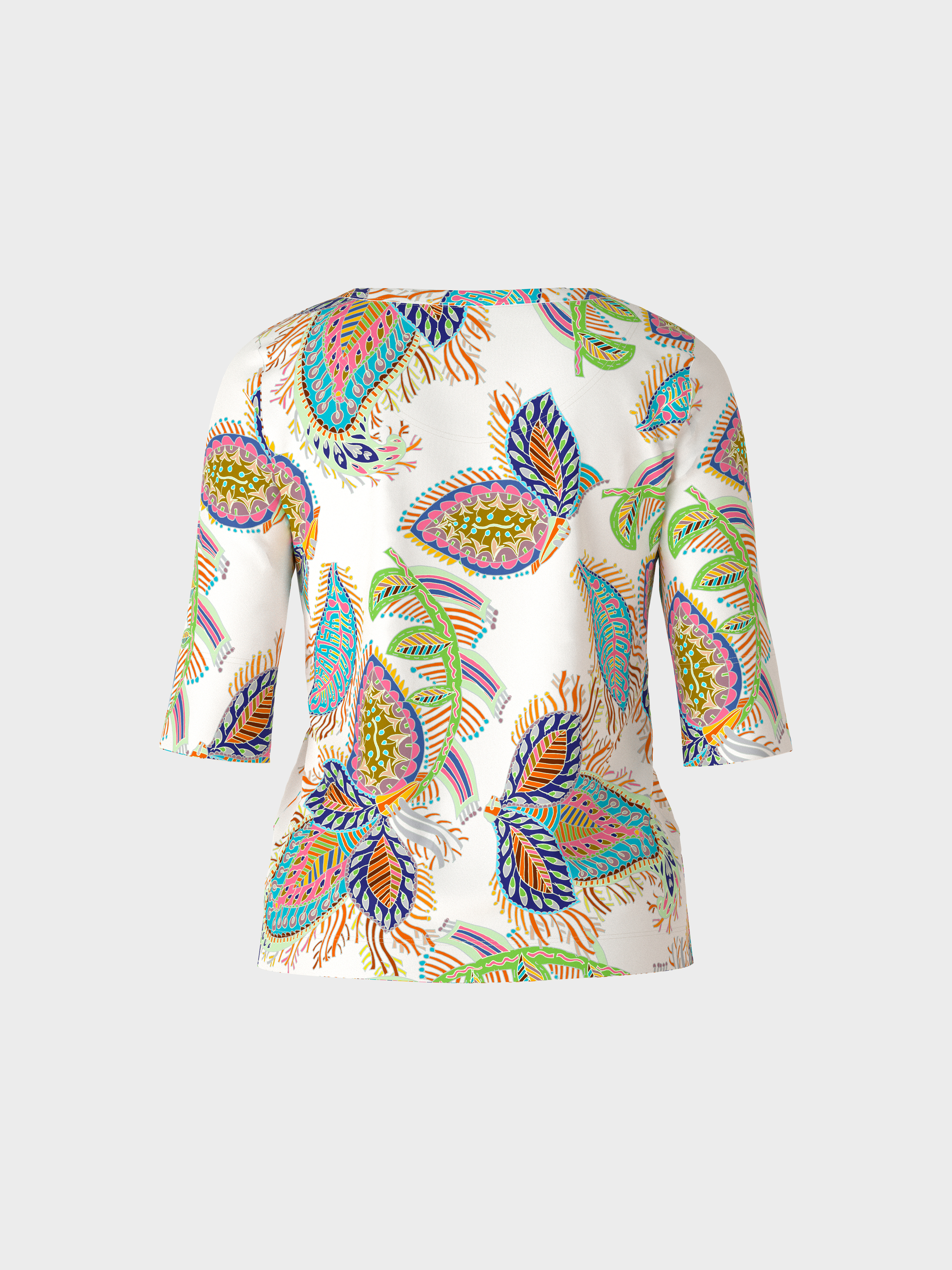 T-Shirt mit ¾-Ärmel | marc-cain.com/de