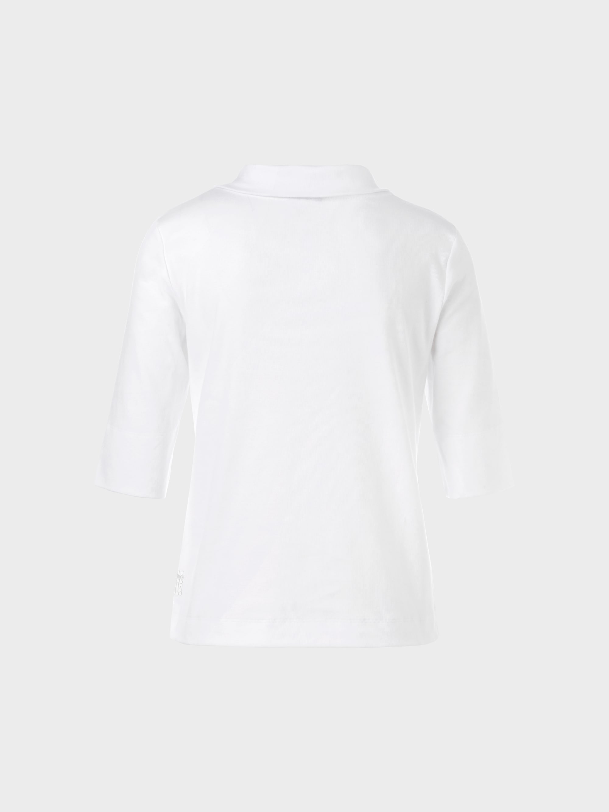 Shirt mit besonderer Kragenlösung | marc-cain.com/de