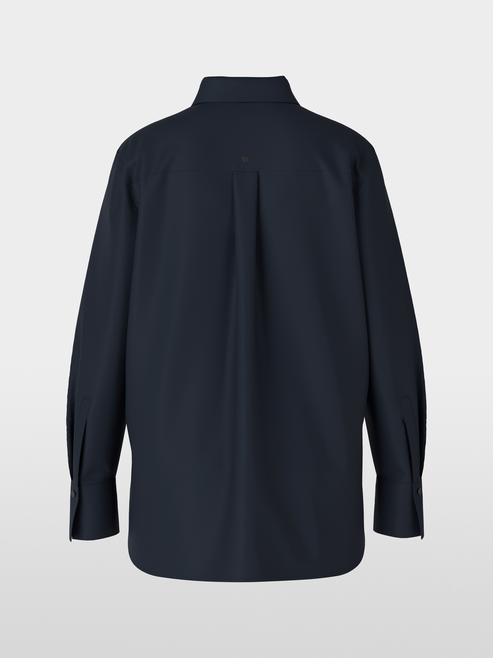 Stretchkatoenen overhemdblouse