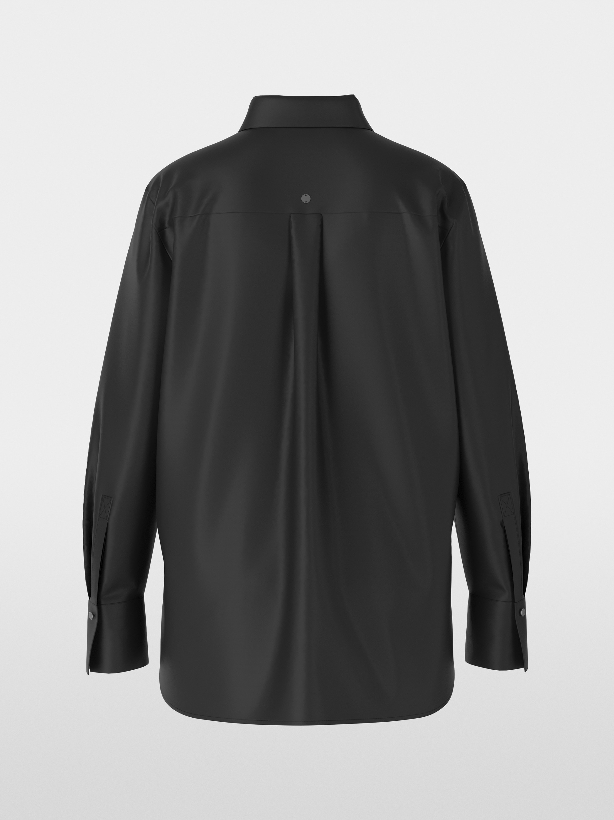 Stretchkatoenen overhemdblouse