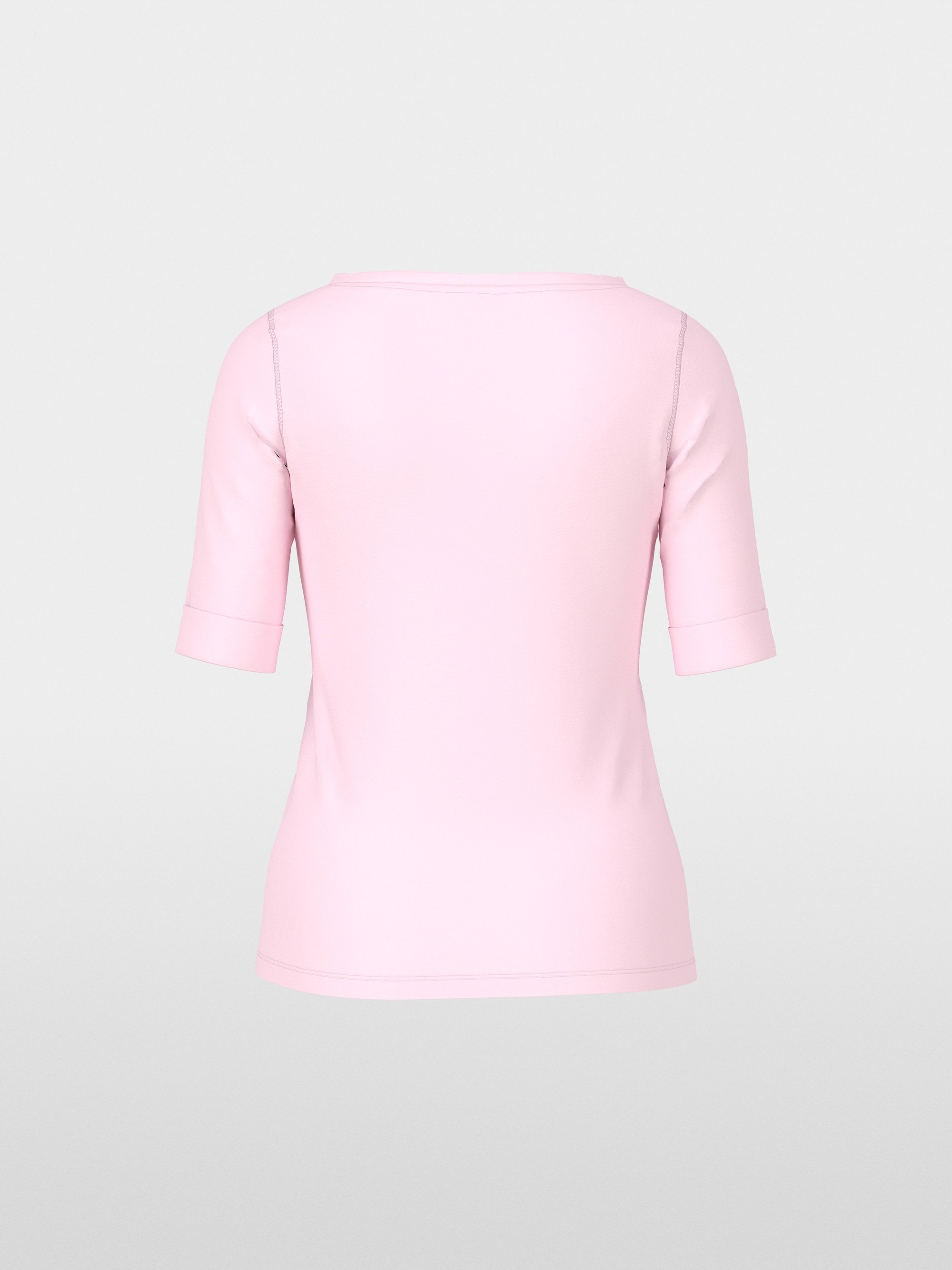 T-Shirt mit Turn-up-Ärmeln