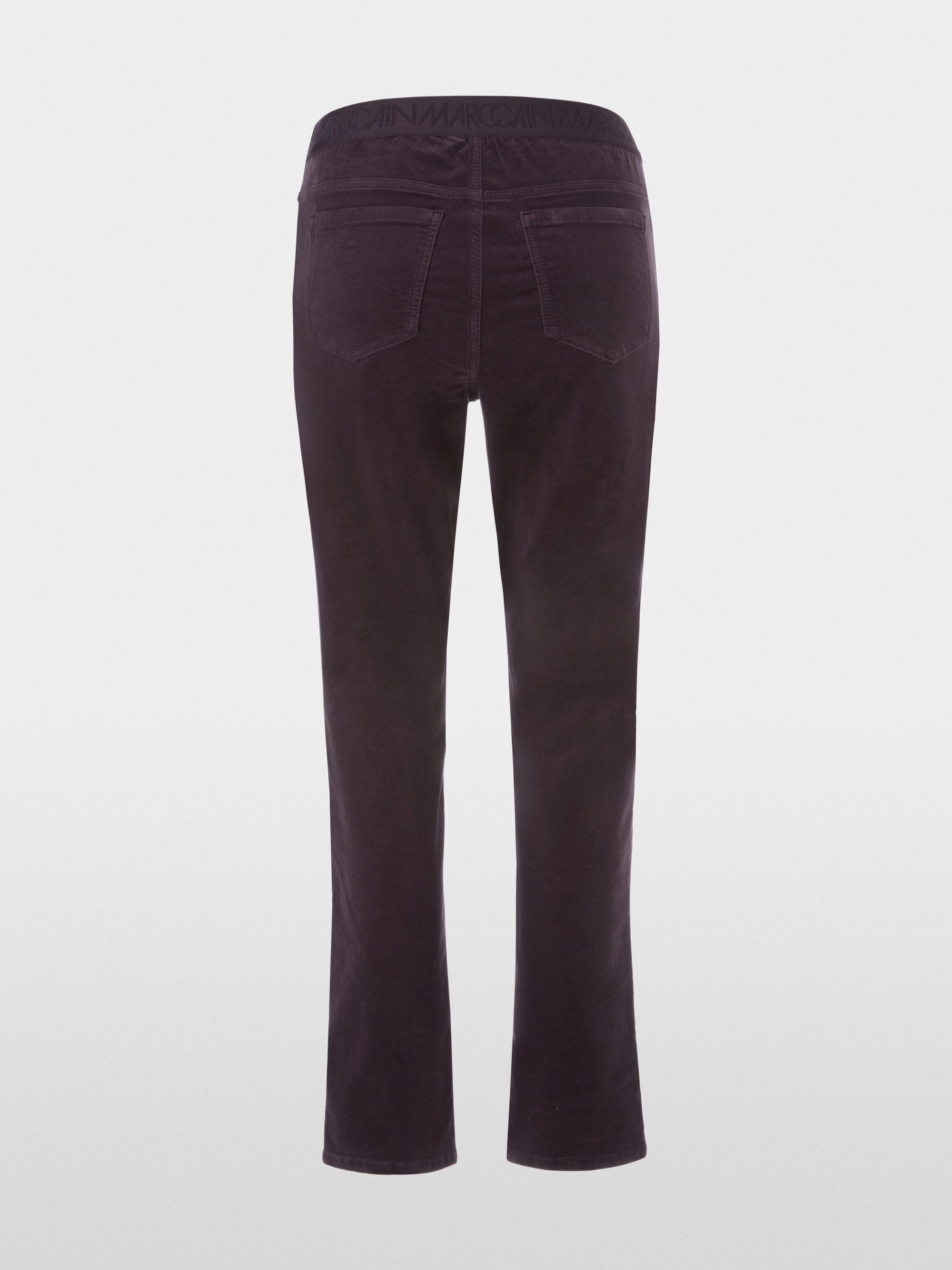 SIENA pull-on velvet trousers
