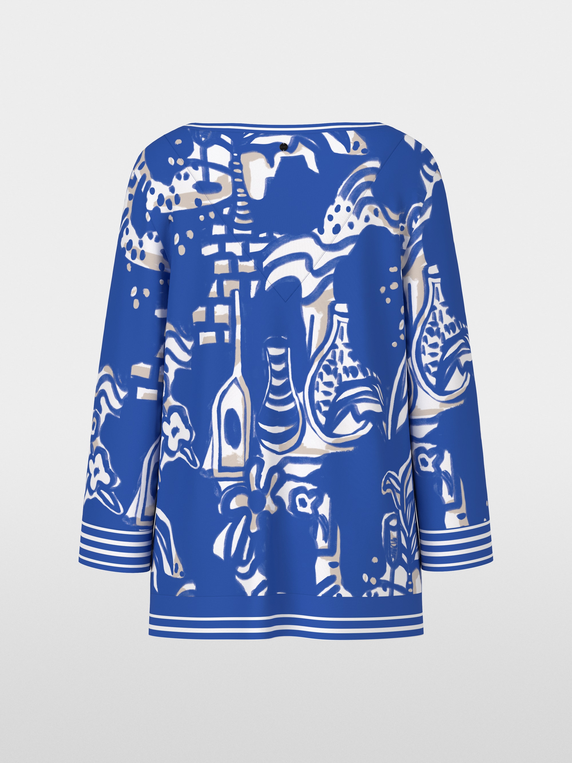 Slip-on blouse with pearls