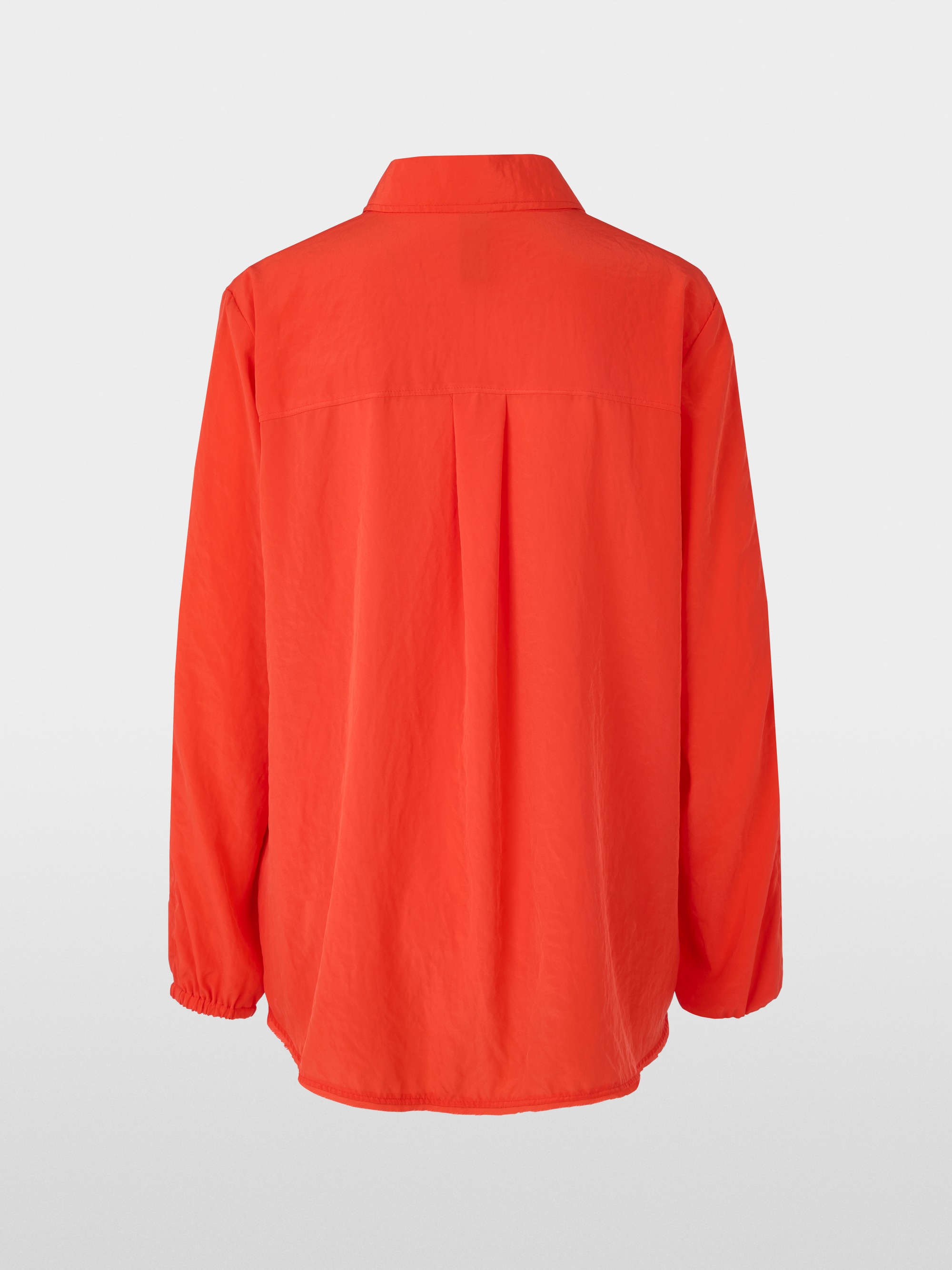 Leichte Hemdbluse in Uni