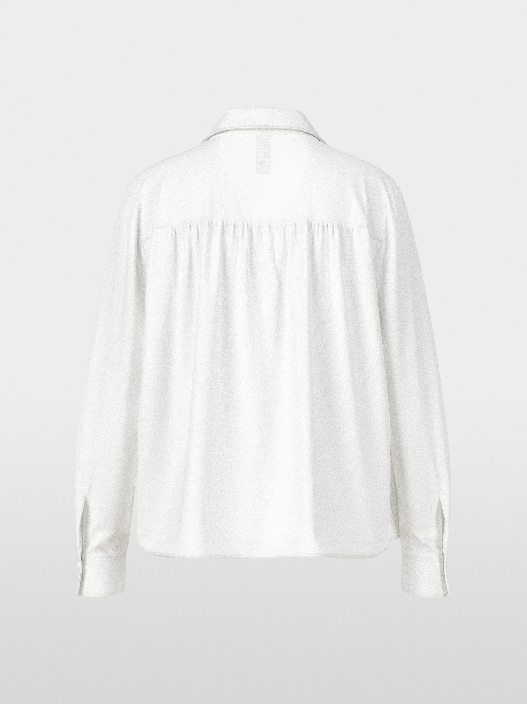Slip-on blouse made of delicate ramie