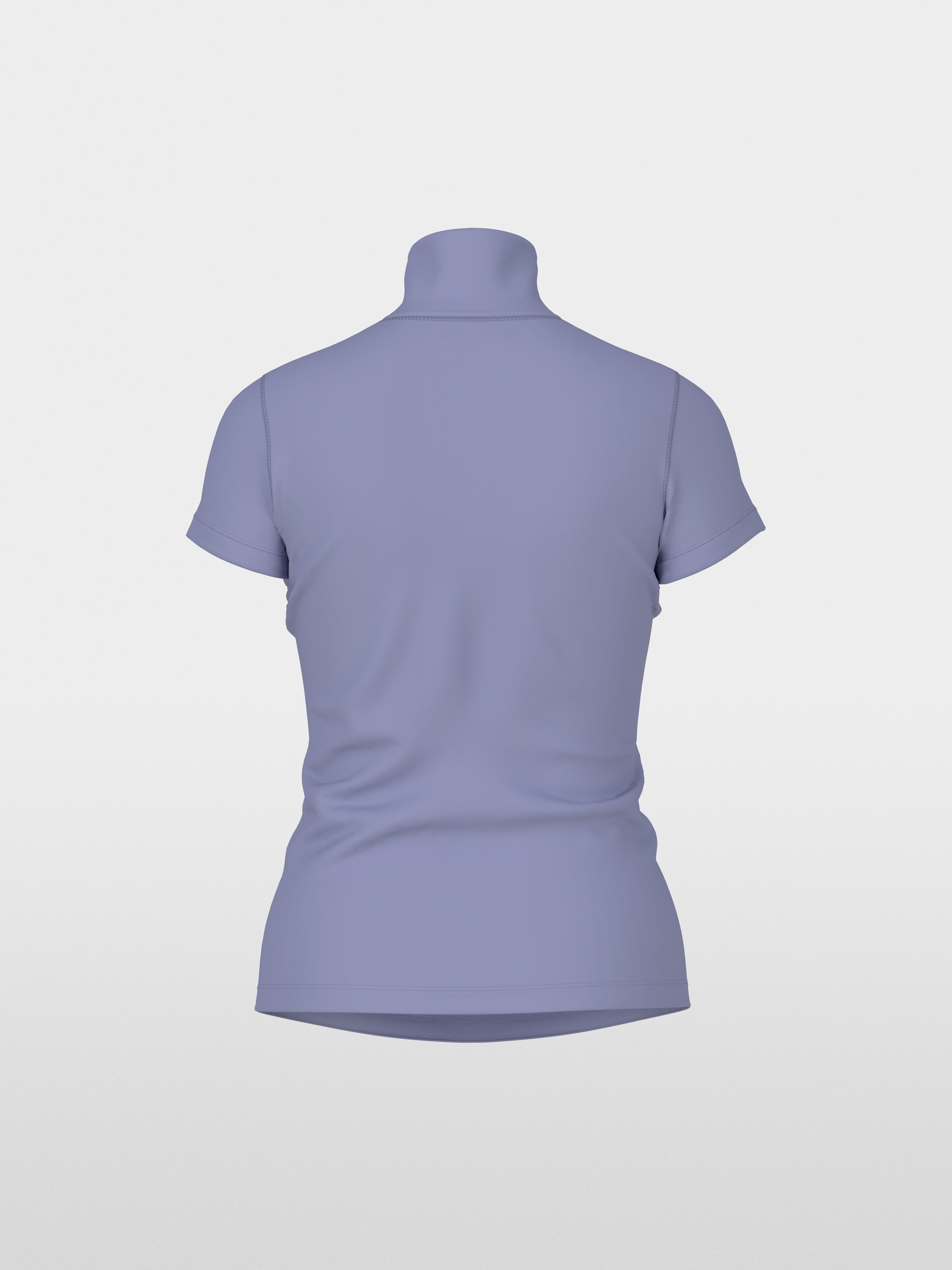 Tee-shirt col roulé fendu