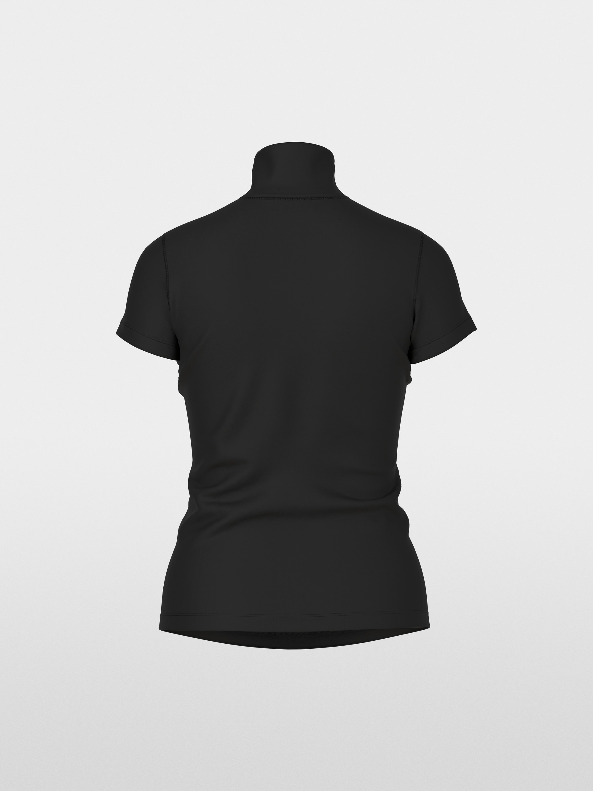 Tee-shirt col roulé fendu