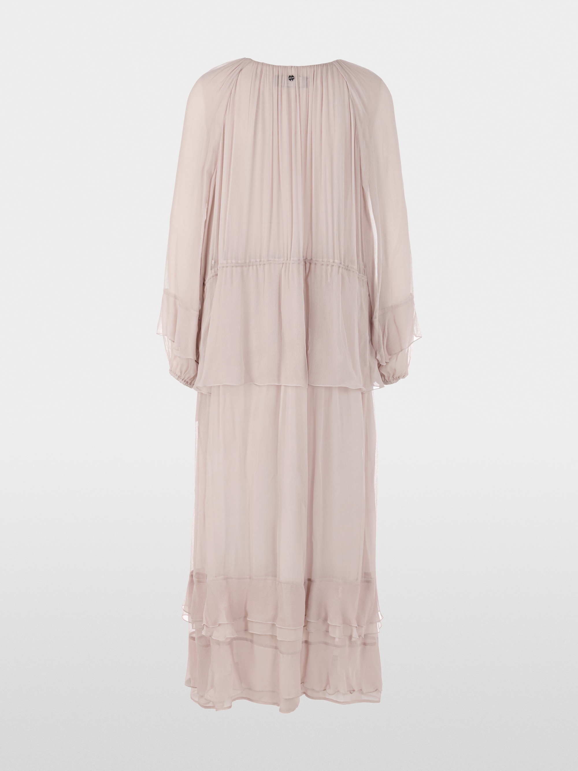 Robe longue à volants