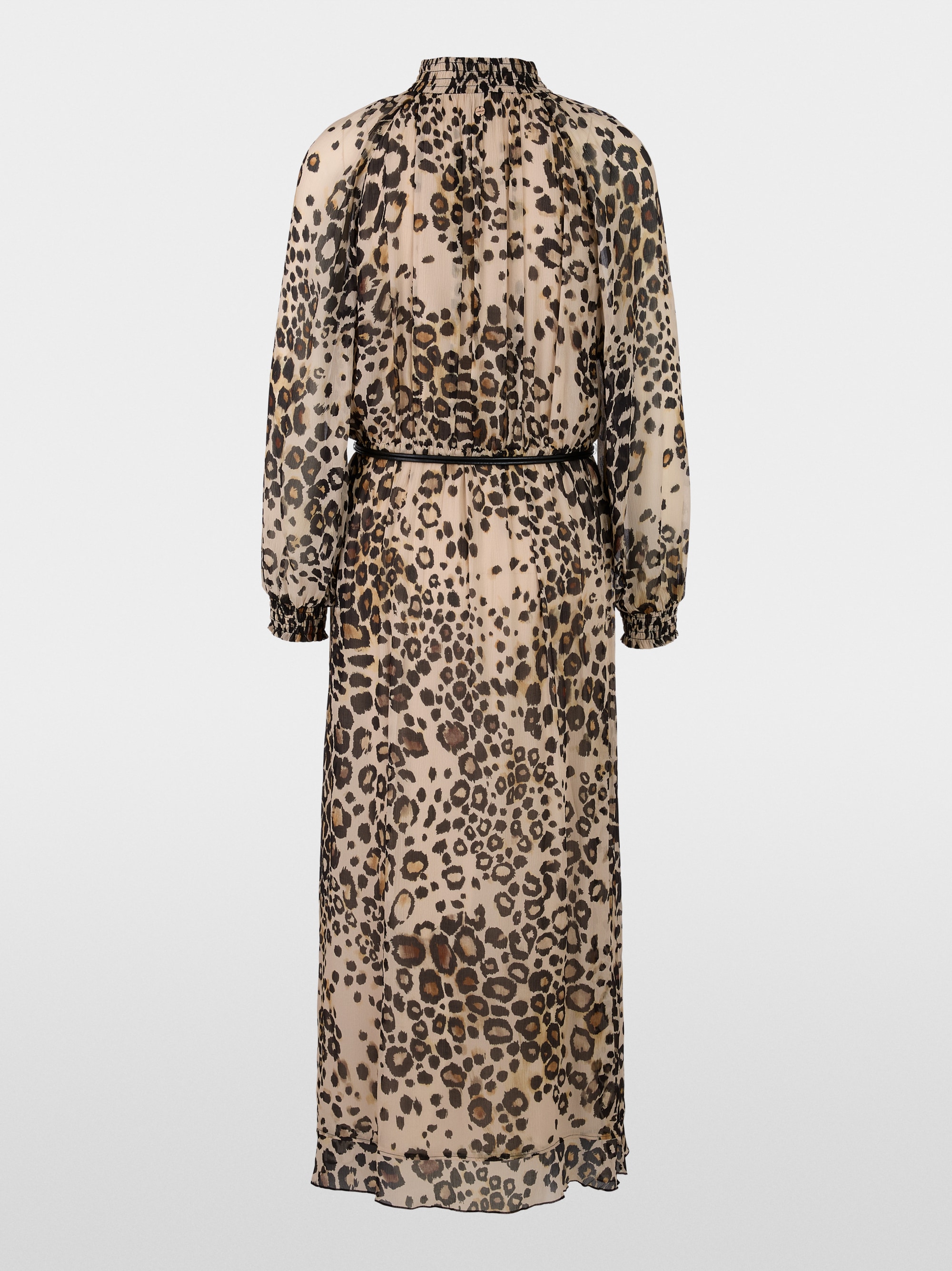 Robe longue à imprimé léopard