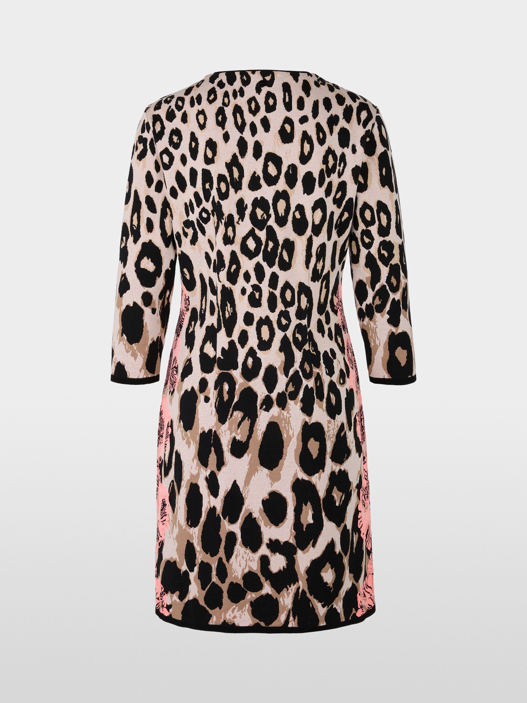 Robe à imprimé léopard floral tricotée en Allemagne