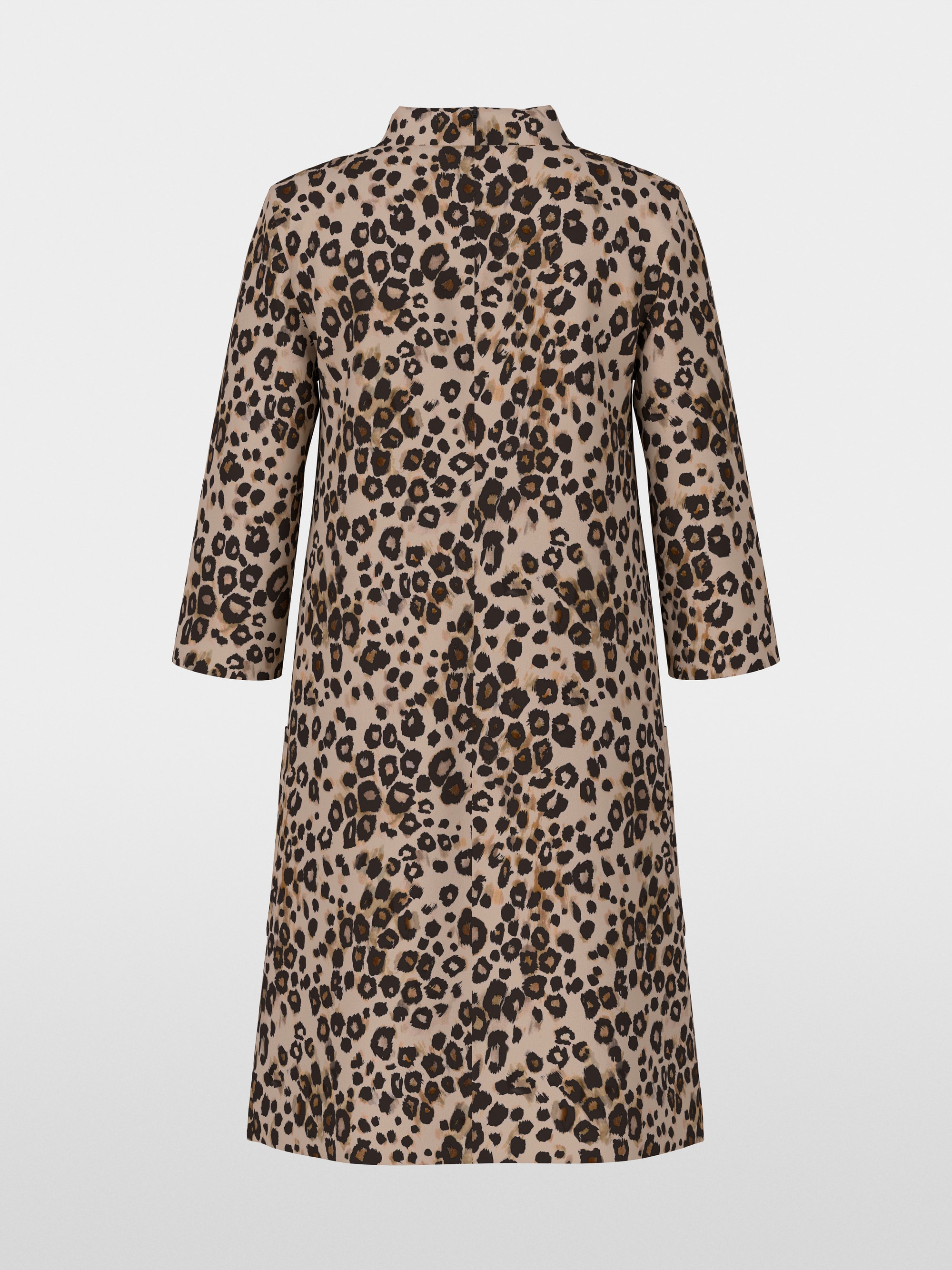 Robe léopard en jersey scuba