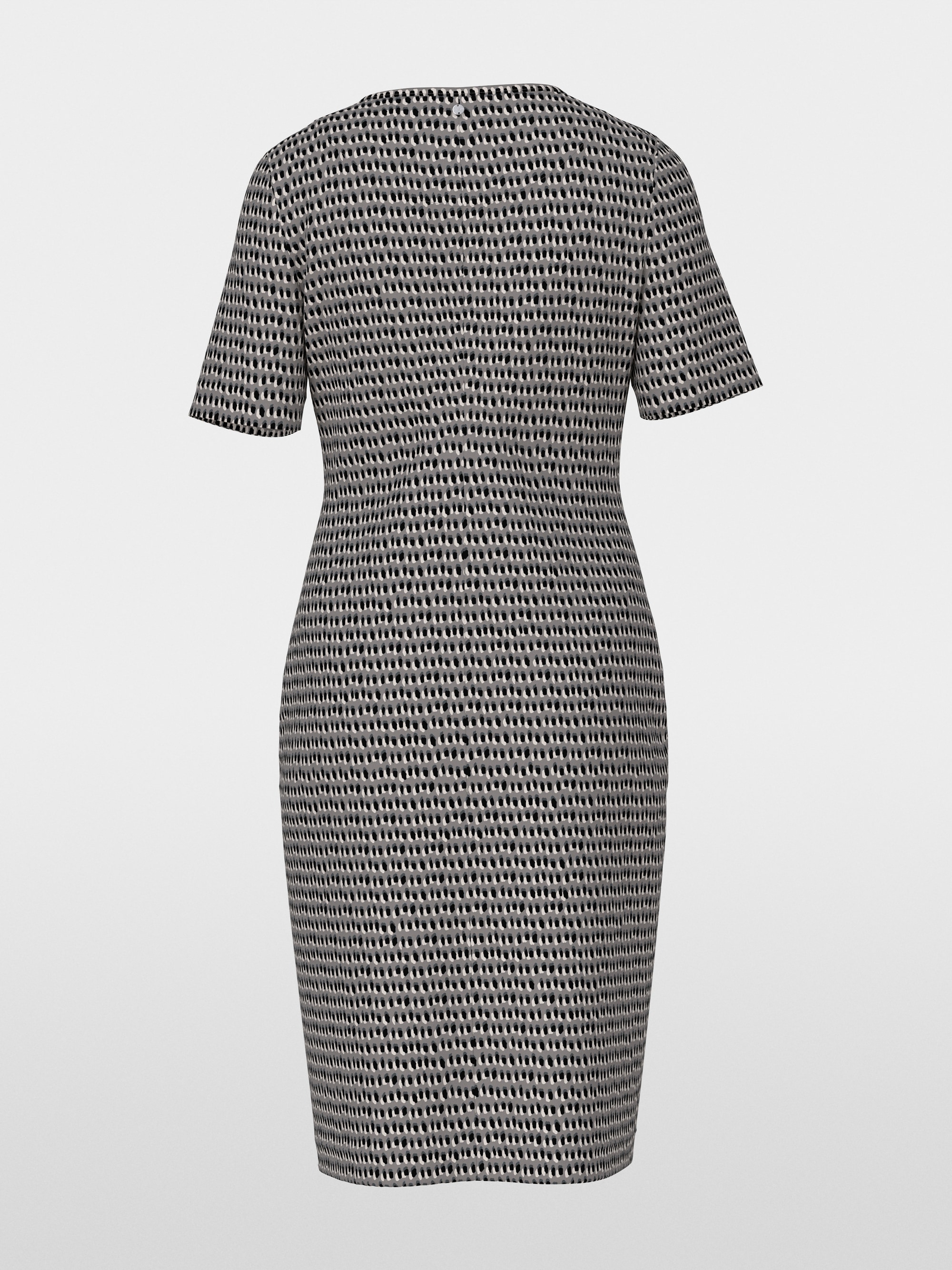 Robe asymétrique en jersey scuba