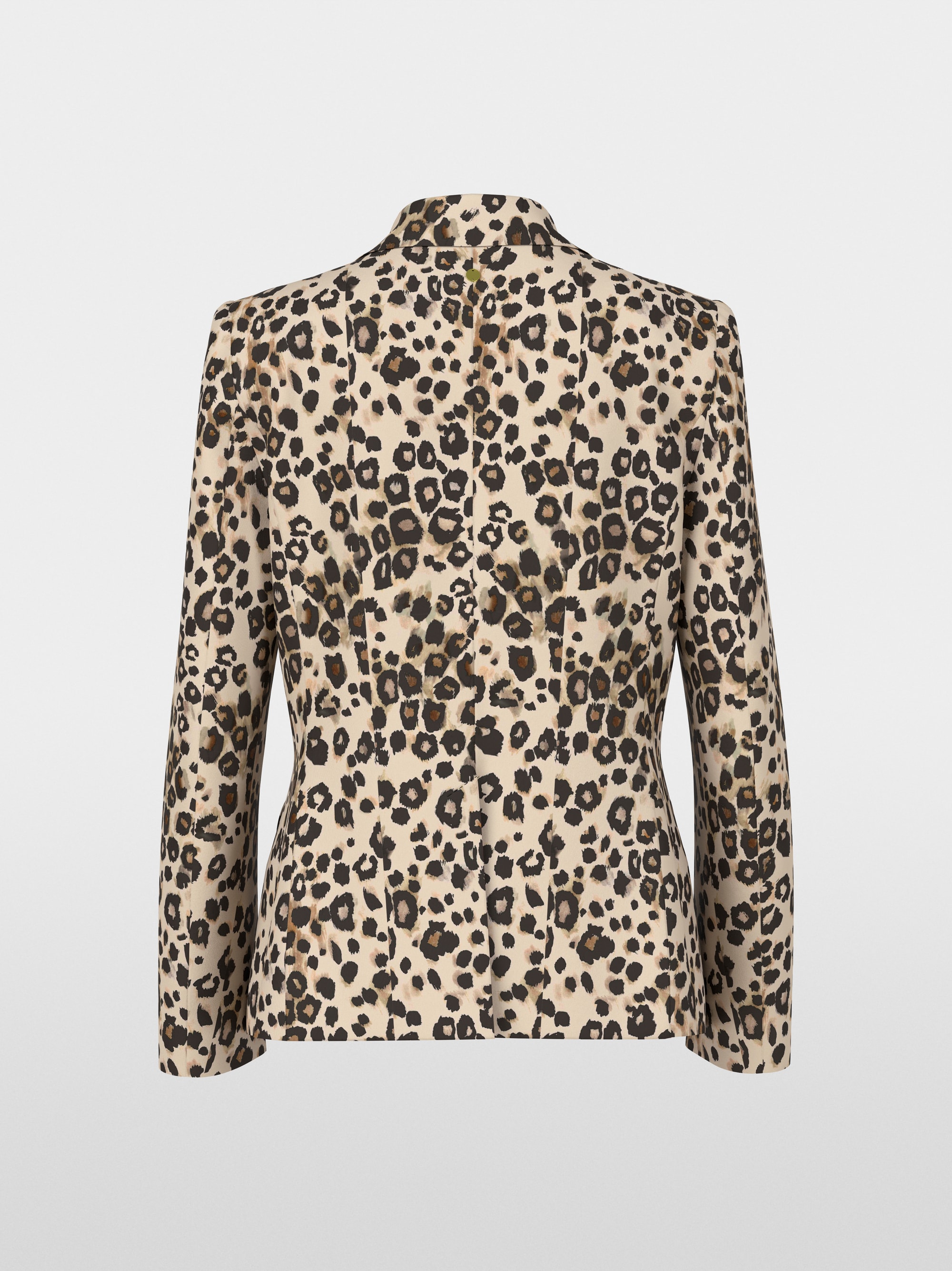 Blazer imprimé léopard en jersey scuba