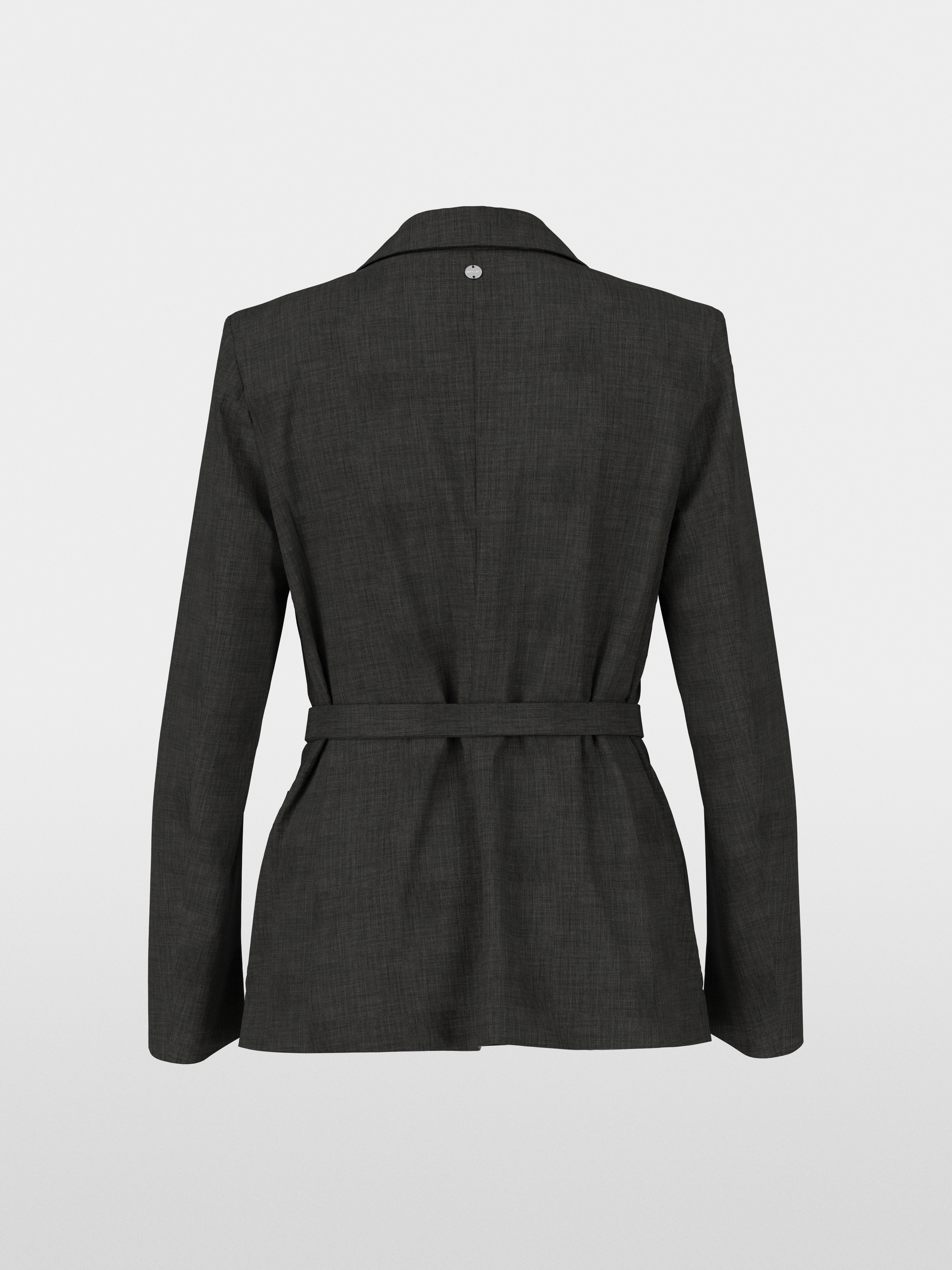 Blazer with tie belt