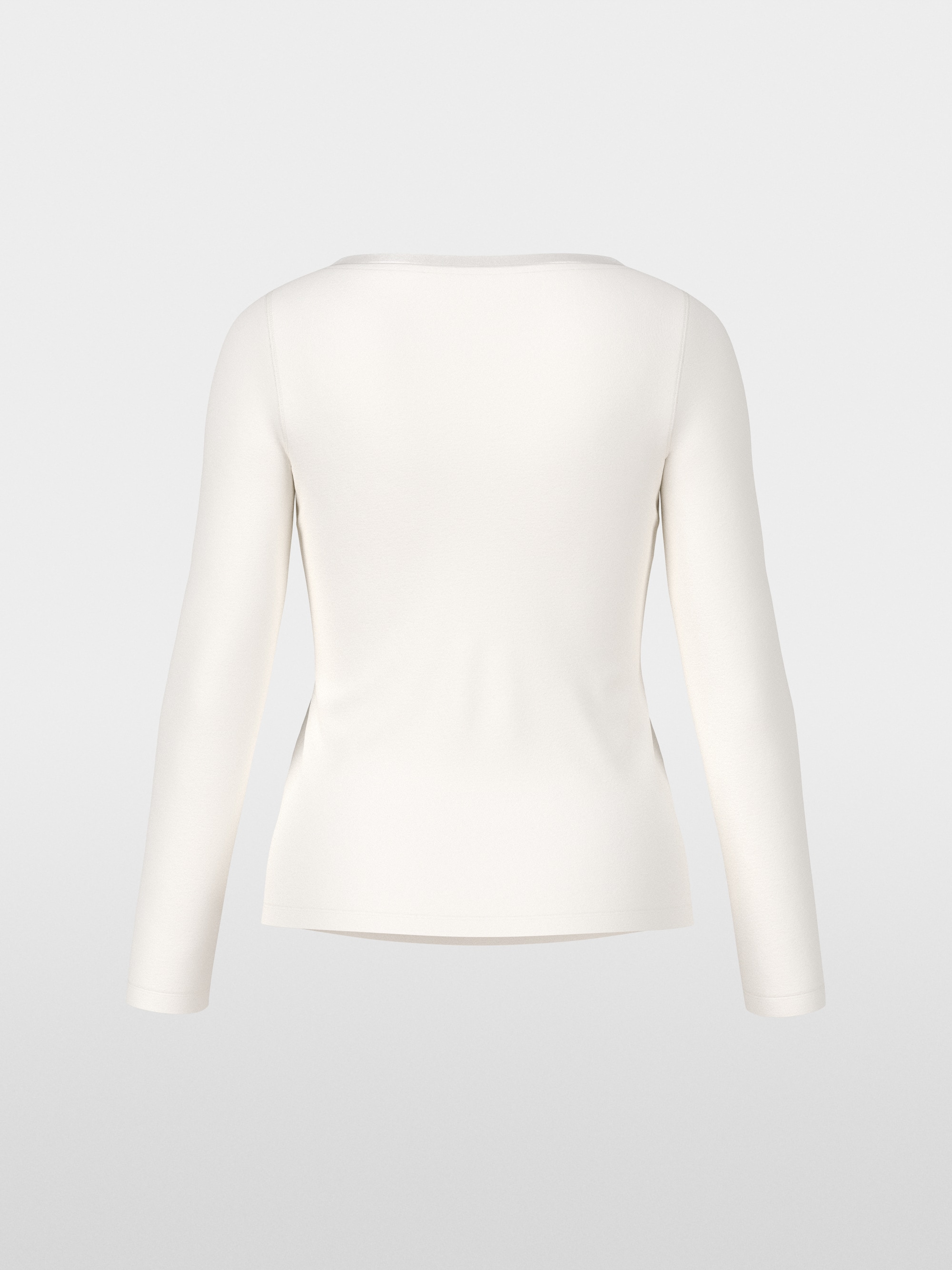 Longsleeve met zijden bies