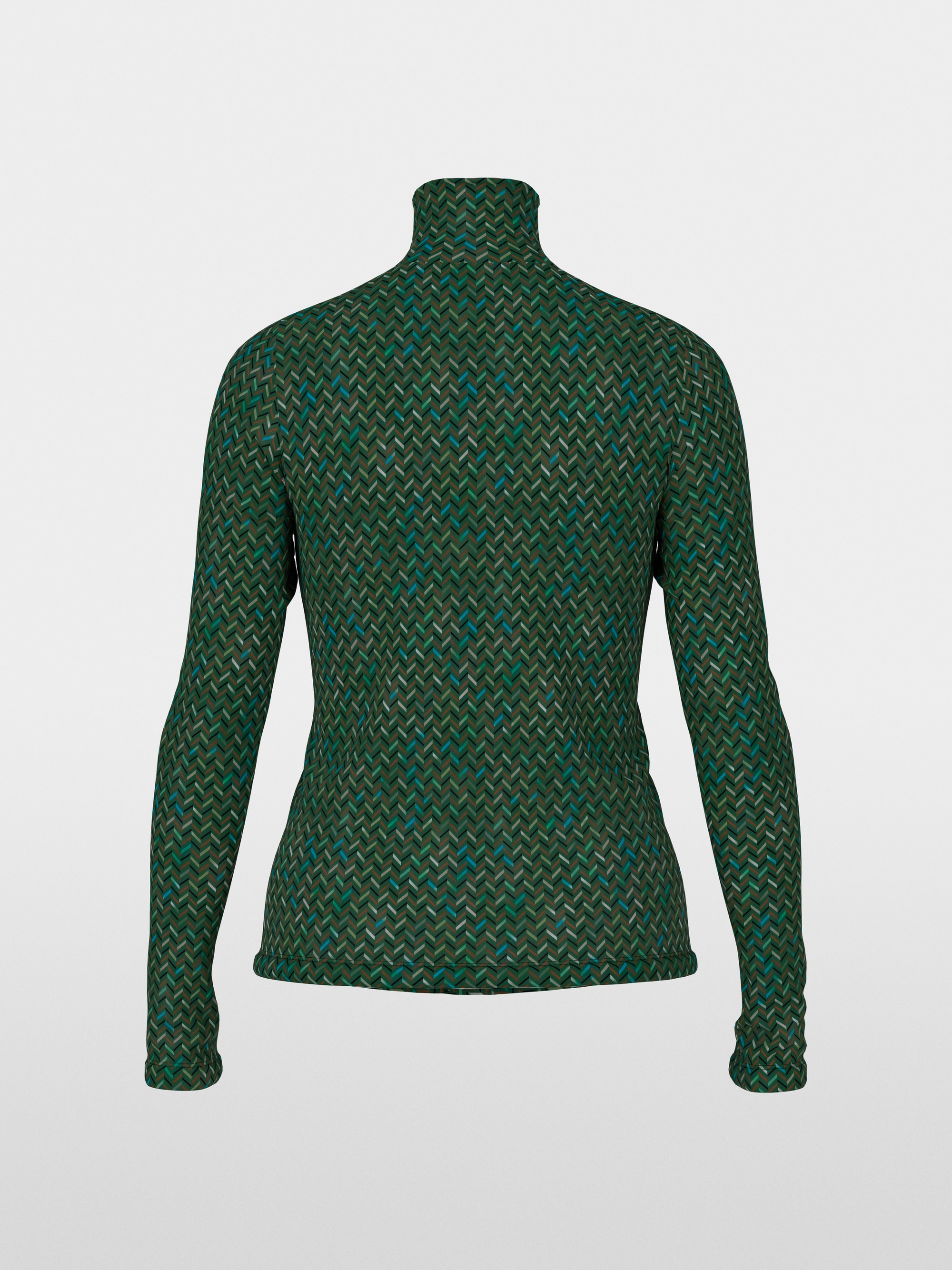 T-shirt stretch avec motif chevrons