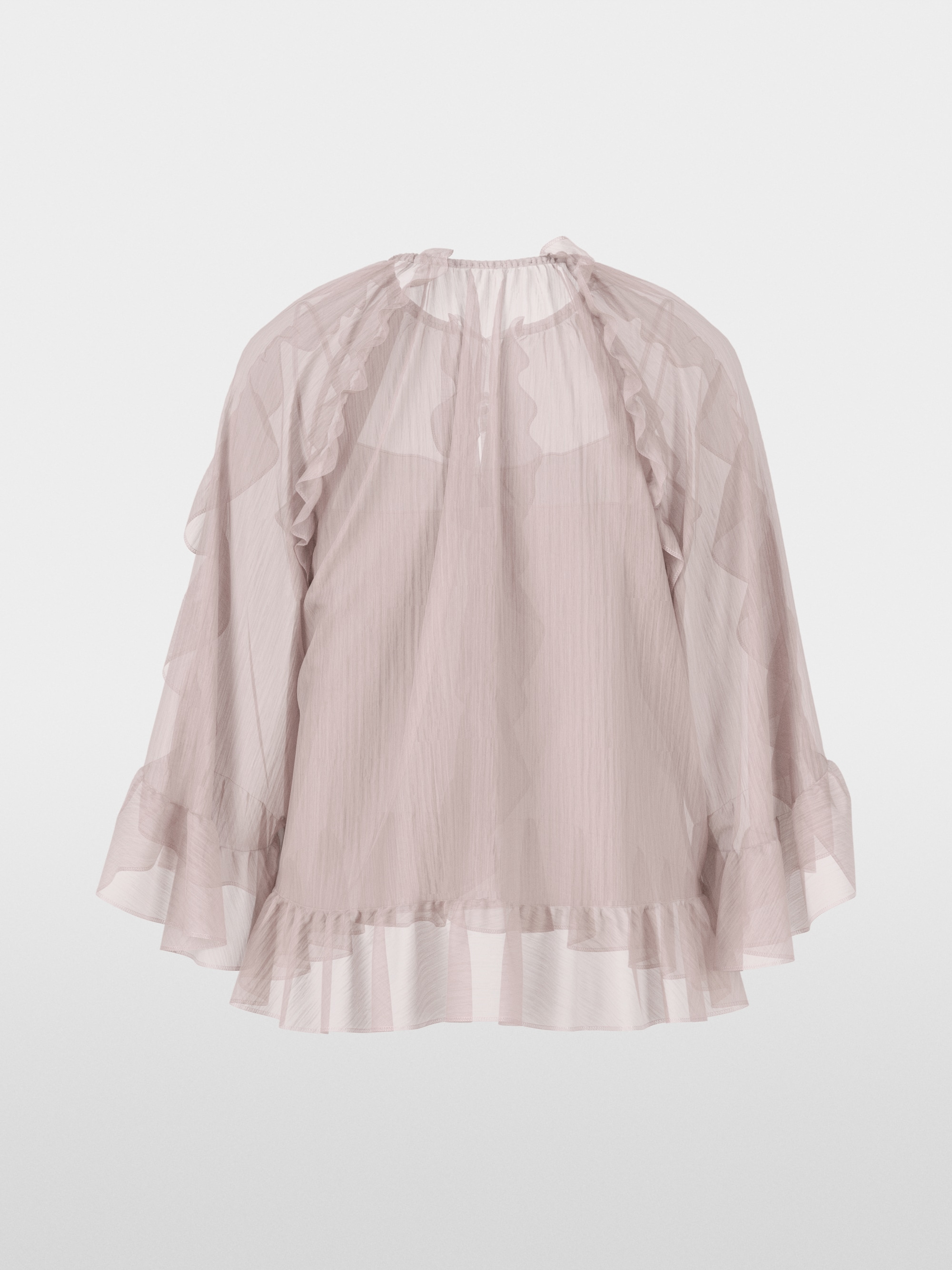 Volant-Bluse im Boho-Stil