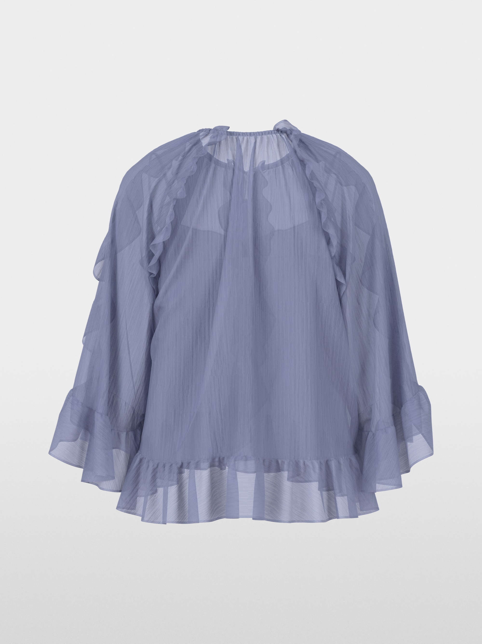 Volant-Bluse im Boho-Stil