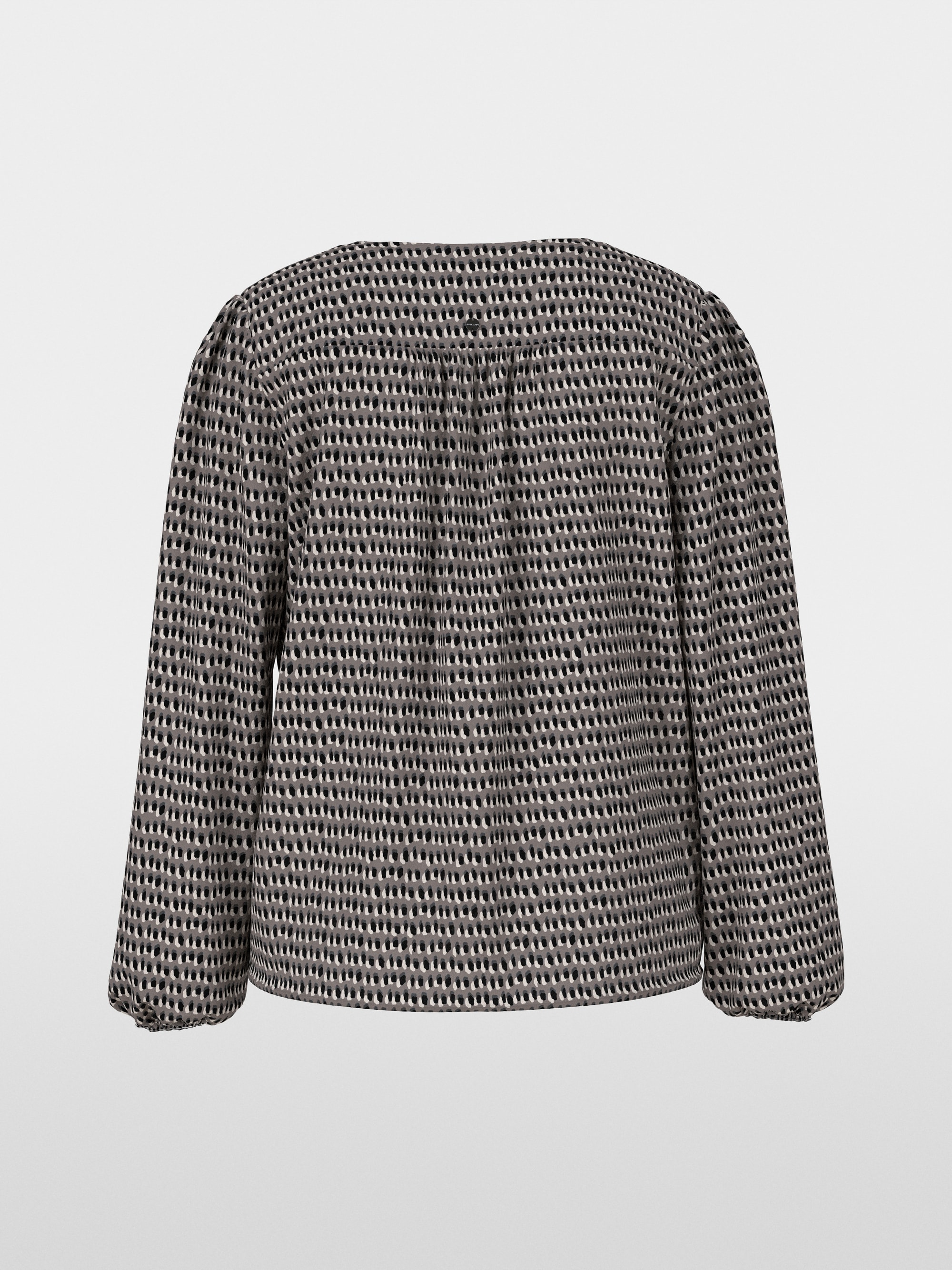 Blouse van viscose met sprinklesprint