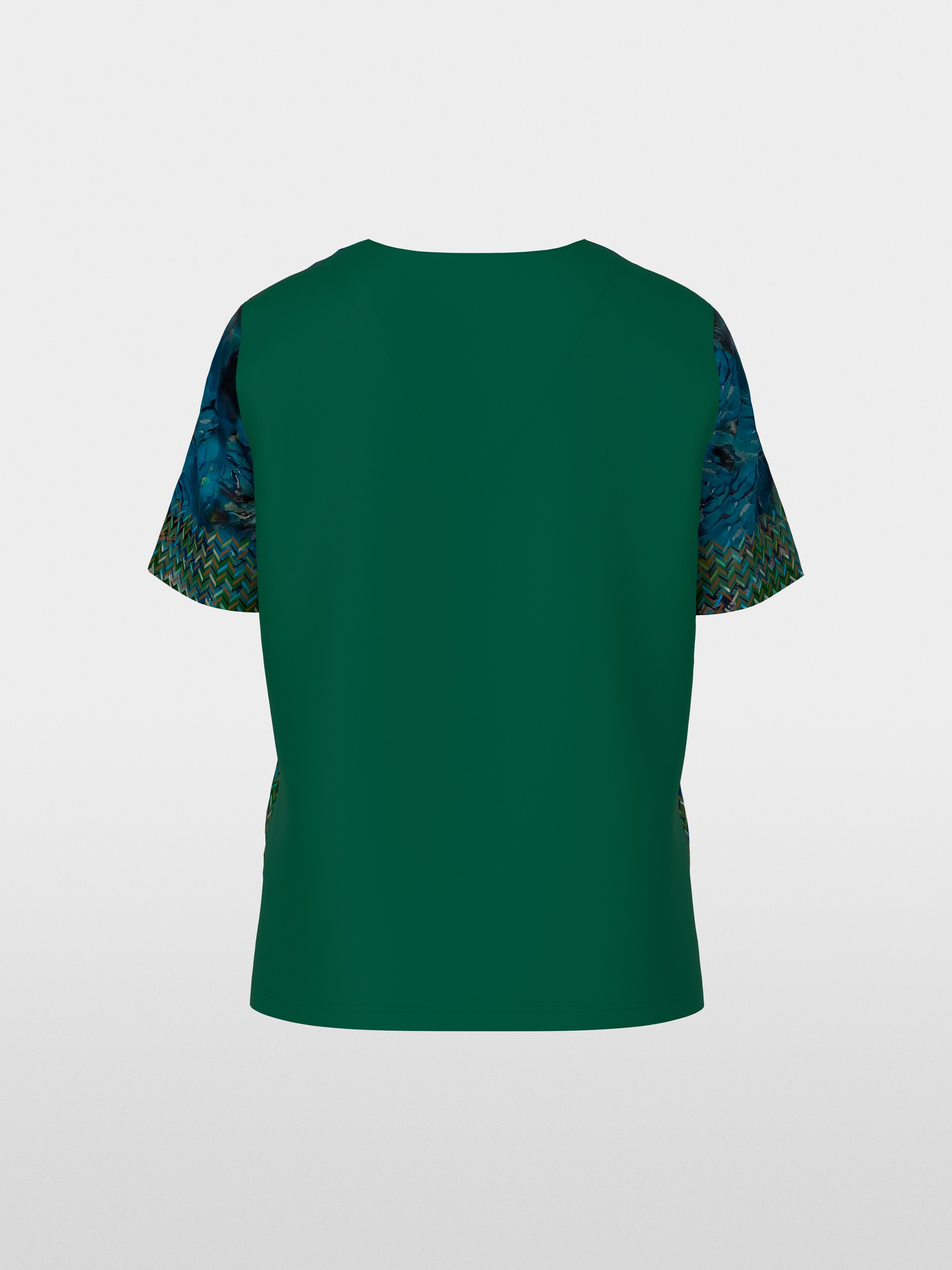 Blouseshirt met printmix